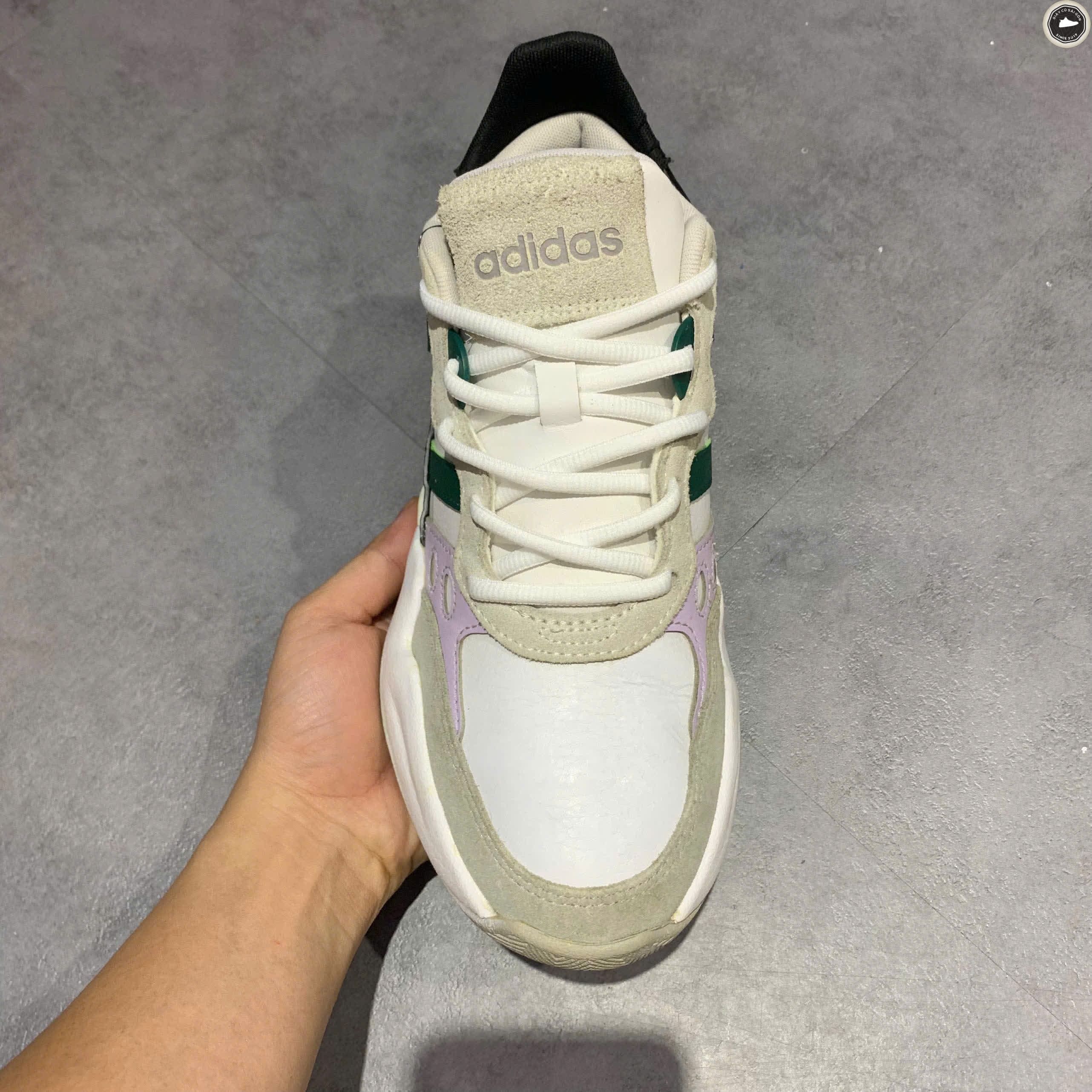 ADIDAS STREETSPIRIT 2.0 'WHITE COLLEGIATE GREEN' FW5908 SIZE 40 2/3 - GIÀY 2HAND CHÍNH HÃNG