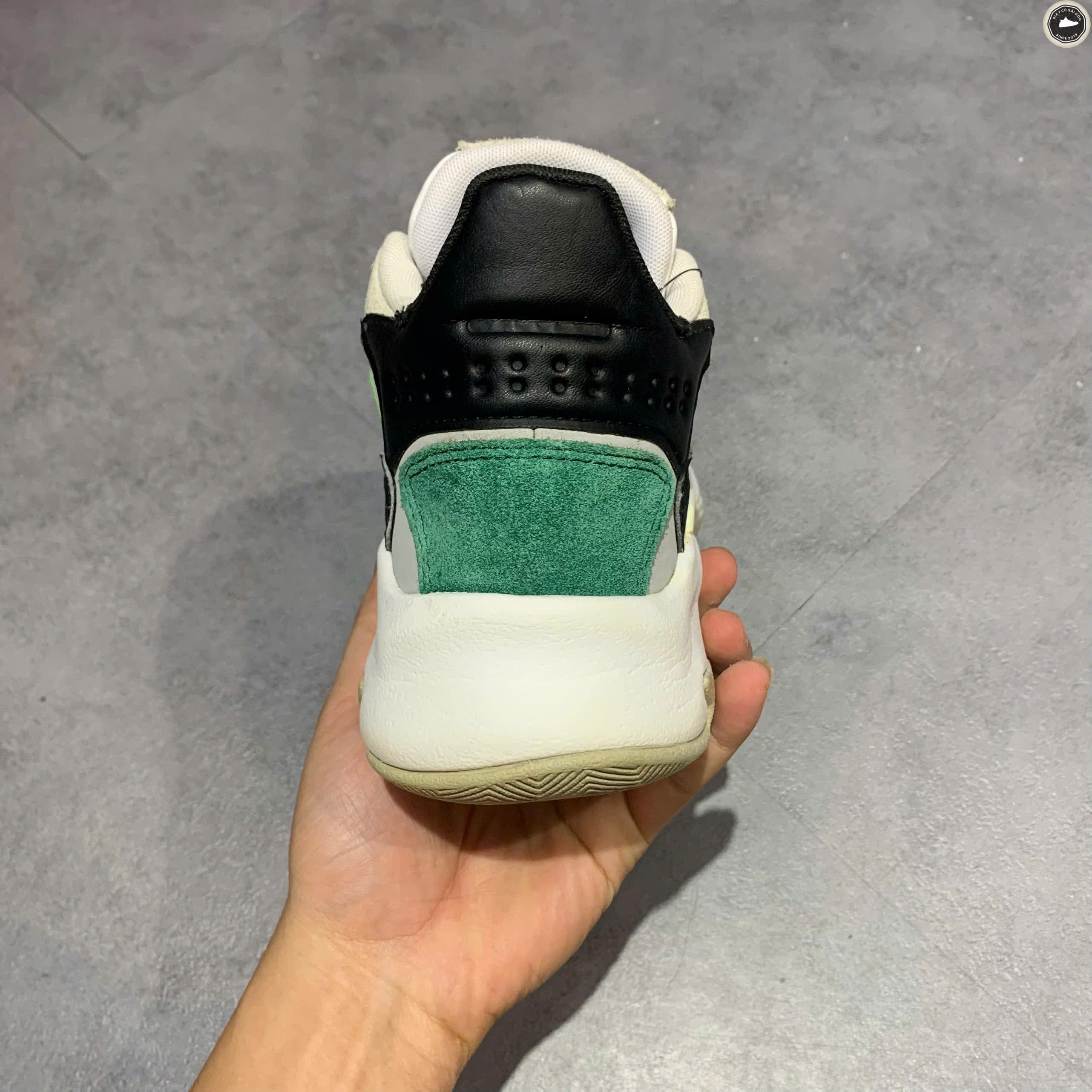 ADIDAS STREETSPIRIT 2.0 'WHITE COLLEGIATE GREEN' FW5908 SIZE 40 2/3 - GIÀY 2HAND CHÍNH HÃNG