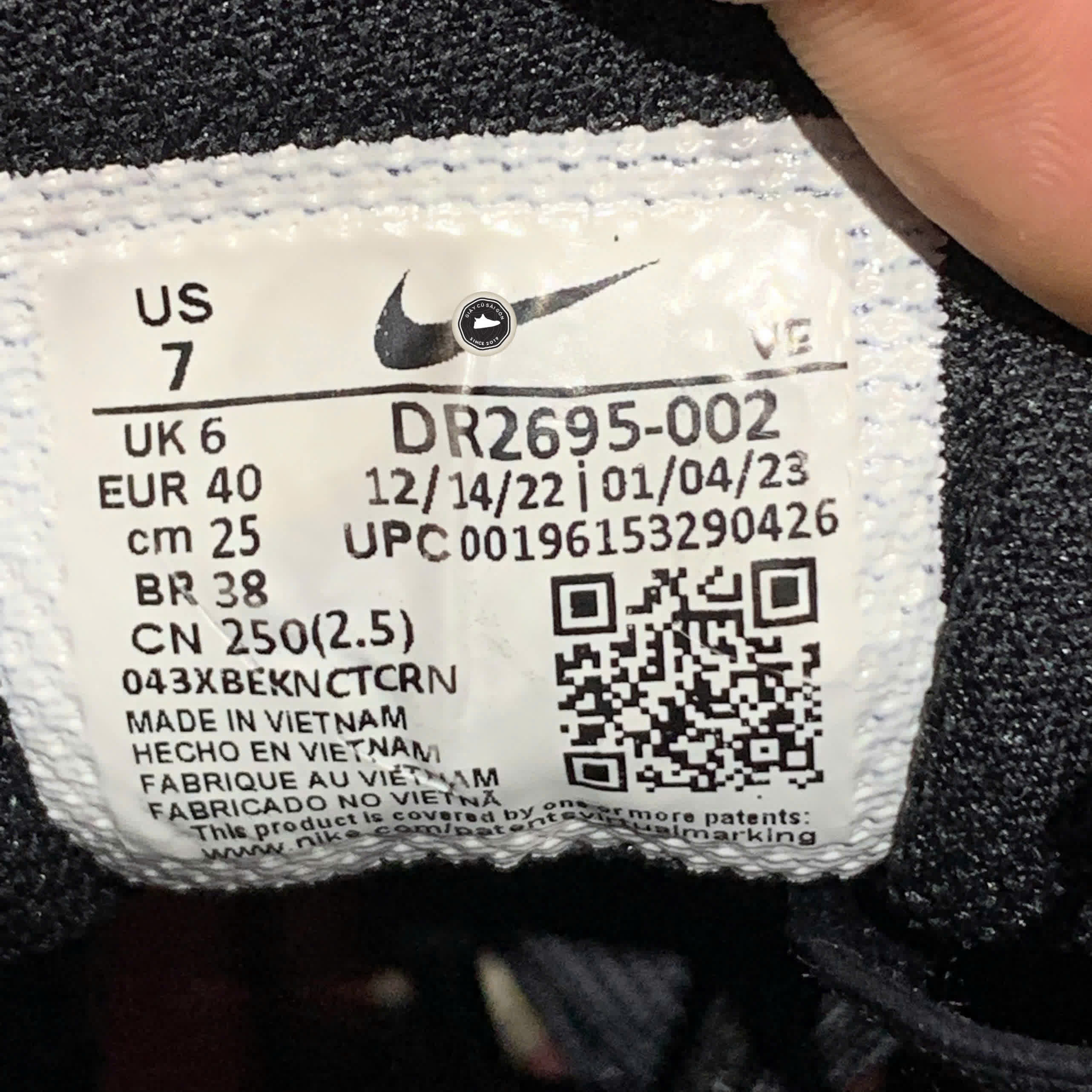 Giày 2hand Nike Run Swift 3 'Black' DR2695-002 SIZE 40 pvn17842