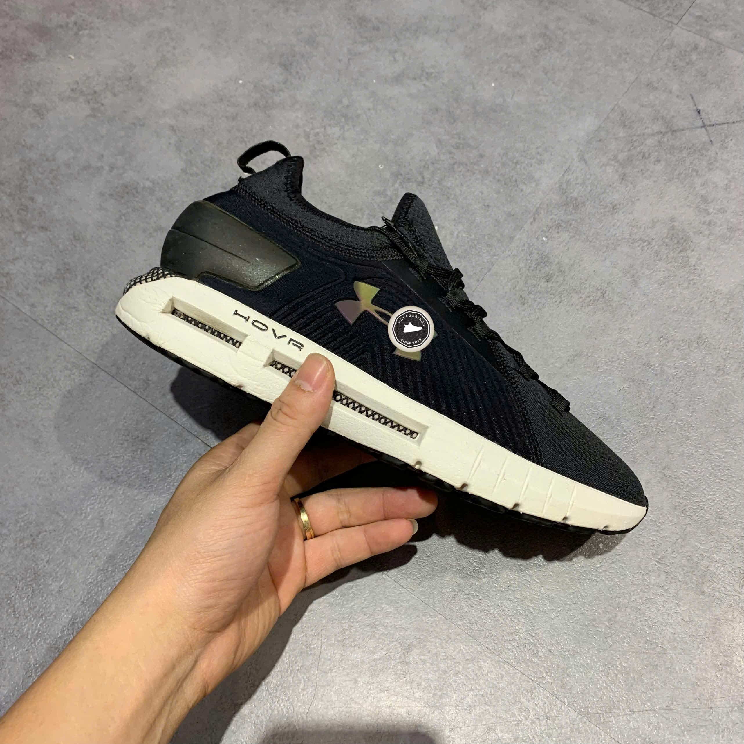 Giày 2HAND Under Armour HOVR Phantom SE 'Black' 3021589-001 SIZE