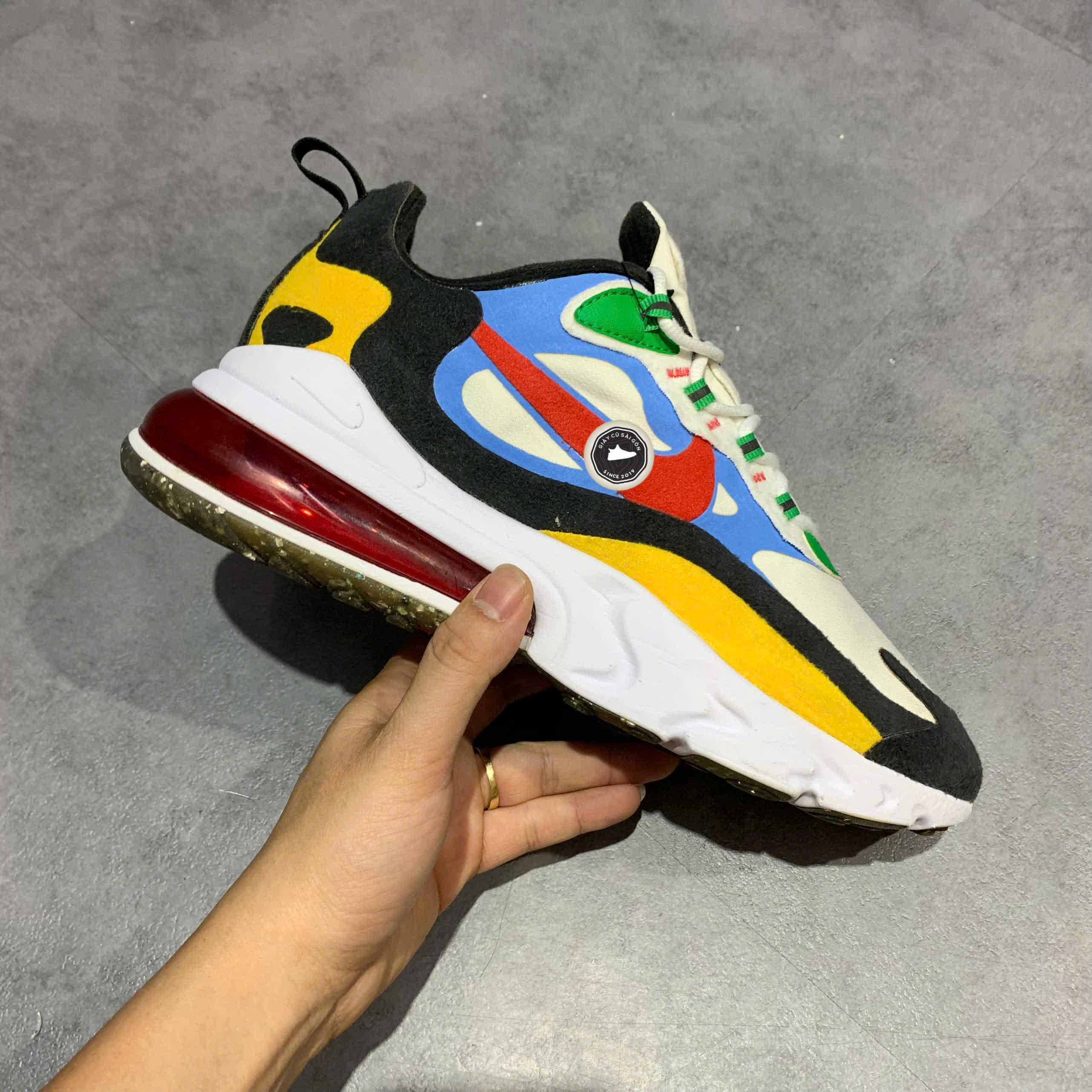 Multicolor Sneakers Air Max 270 Multicolour Size Nike Air Max 270 White Multi Color CW6989-100 Sample