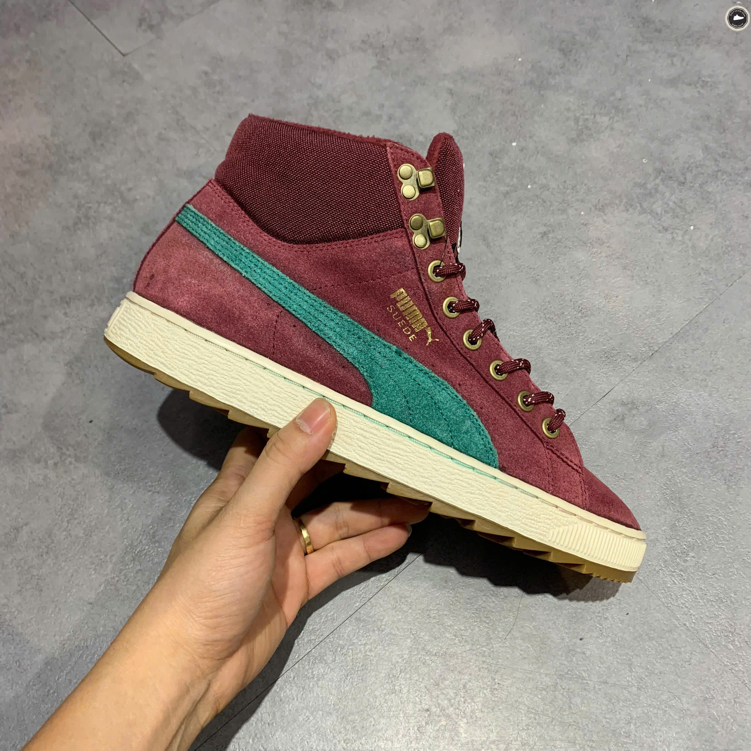 PUMA SUEDE CLASSIC X BOOT RUGGE 357017-01 SIZE 42 - GIÀY 2HAND CHÍNH HÃNG PVN17887
