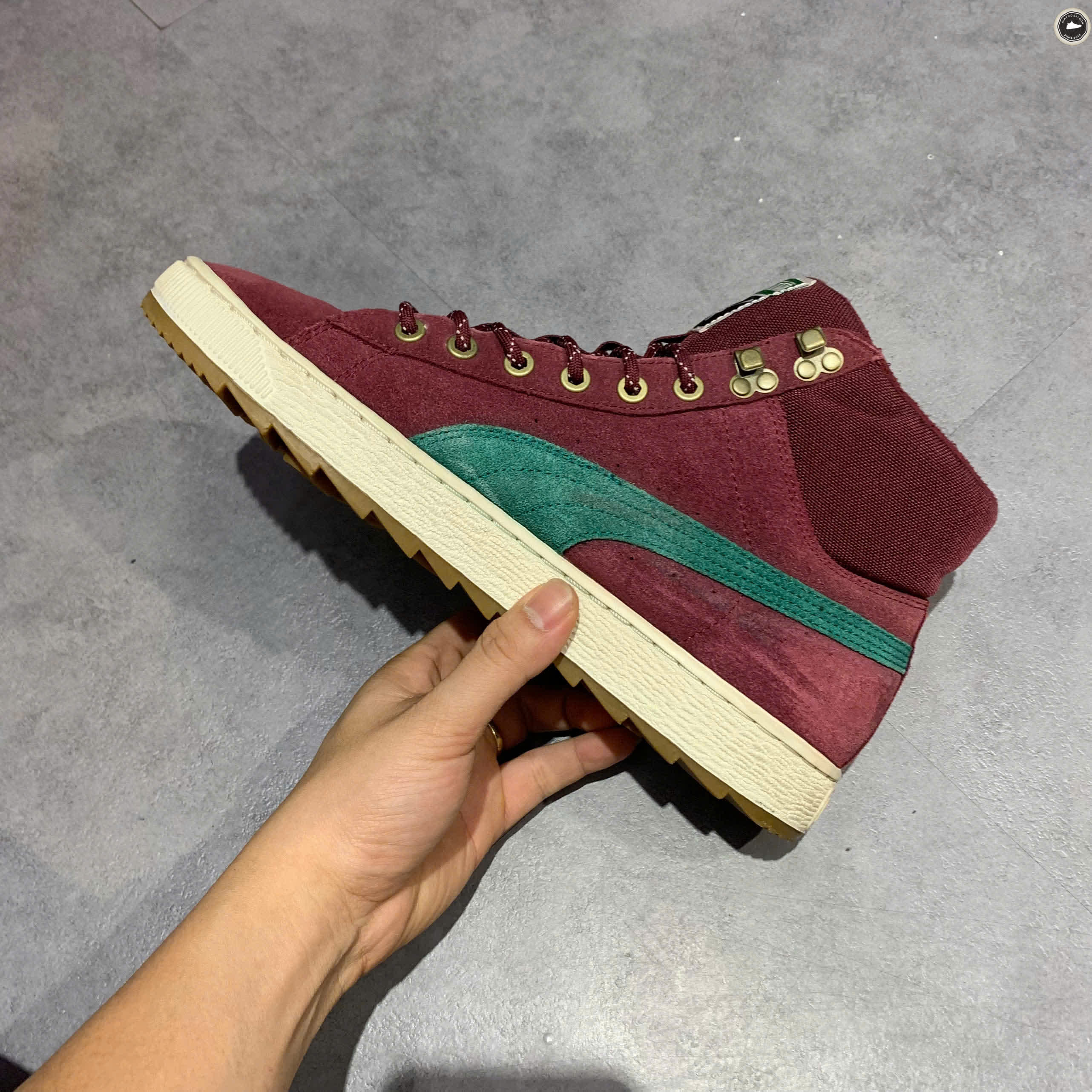 PUMA SUEDE CLASSIC X BOOT RUGGE 357017-01 SIZE 42 - GIÀY 2HAND CHÍNH HÃNG PVN17887