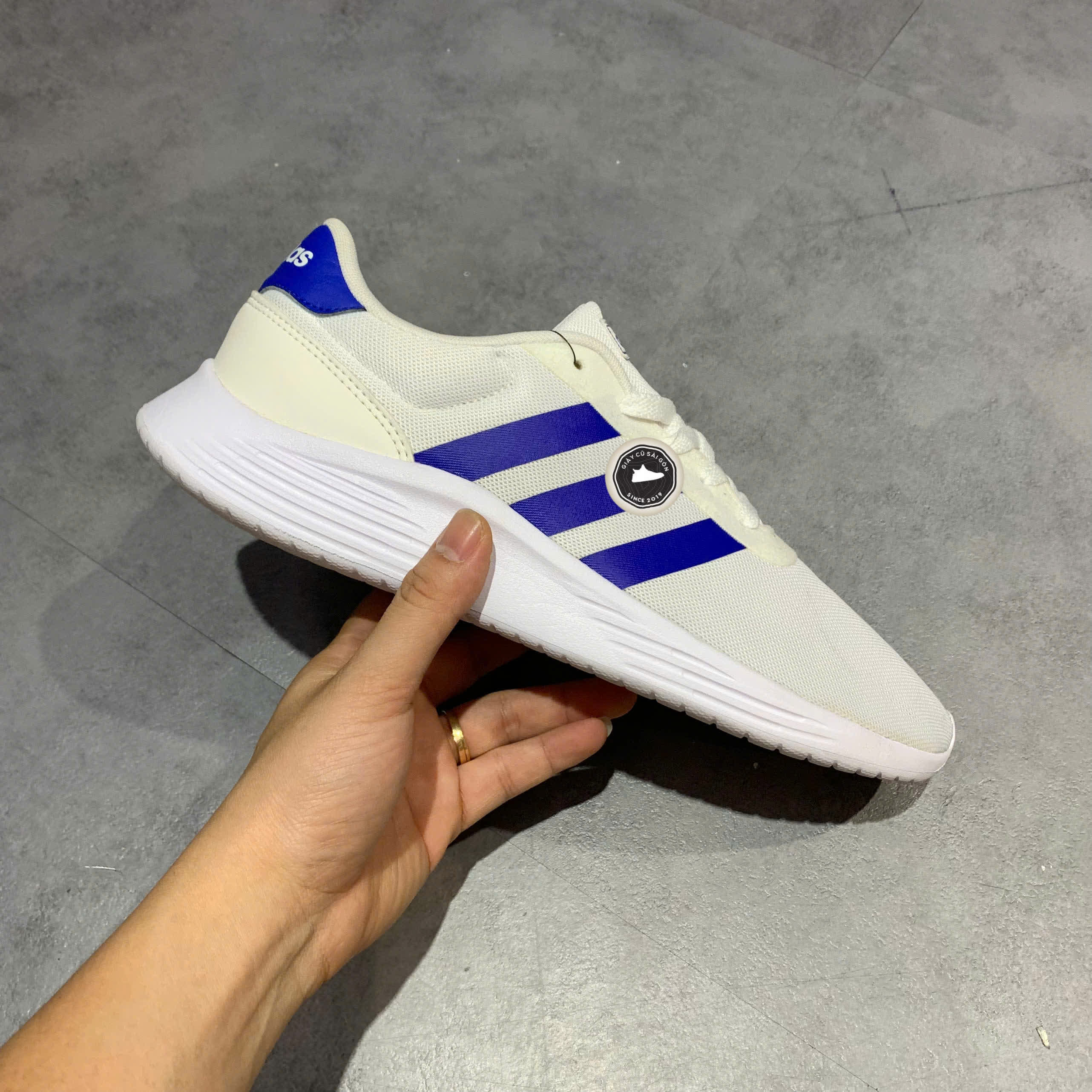 Running Shoes Adidas Neo Lite Racer Blau Giày Adidas Adidas Racer