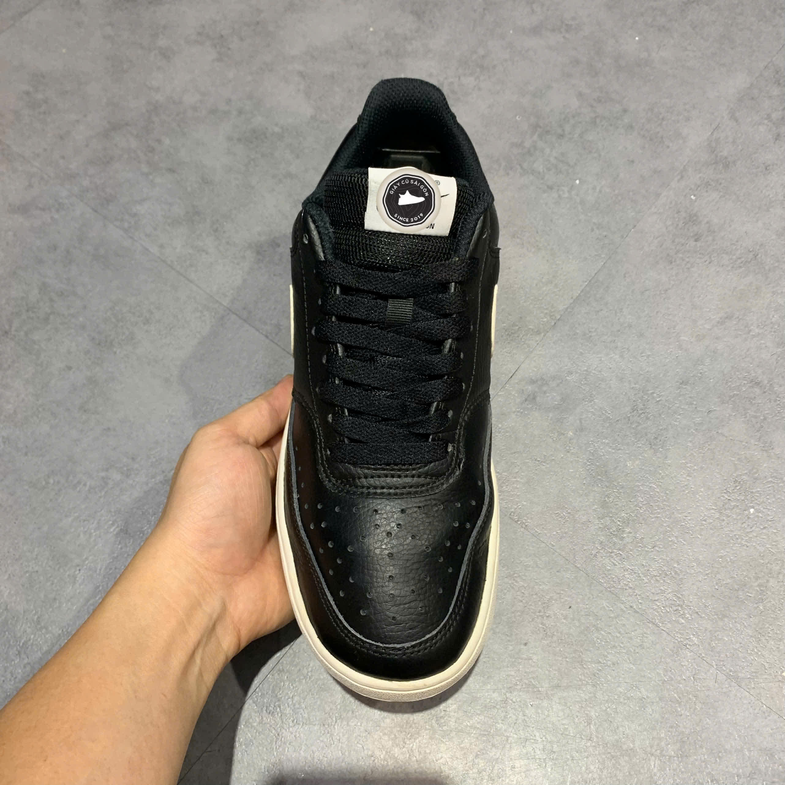 NIKE COURT VISION LOW 'BLACK WHITE' – CD5434-001 – GIÀY 2HAND CHÍNH HÃNG