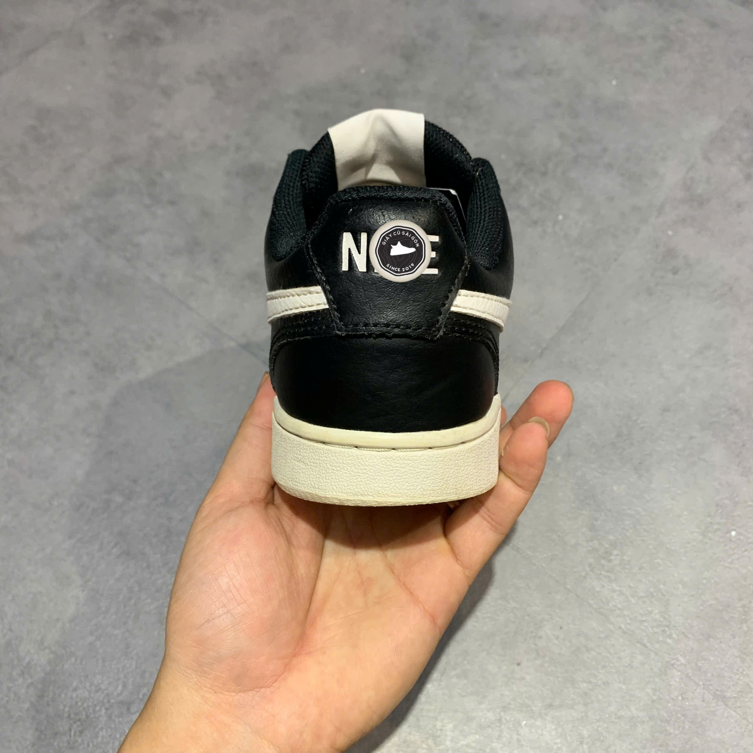 NIKE COURT VISION LOW 'BLACK WHITE' – CD5434-001 – GIÀY 2HAND CHÍNH HÃNG
