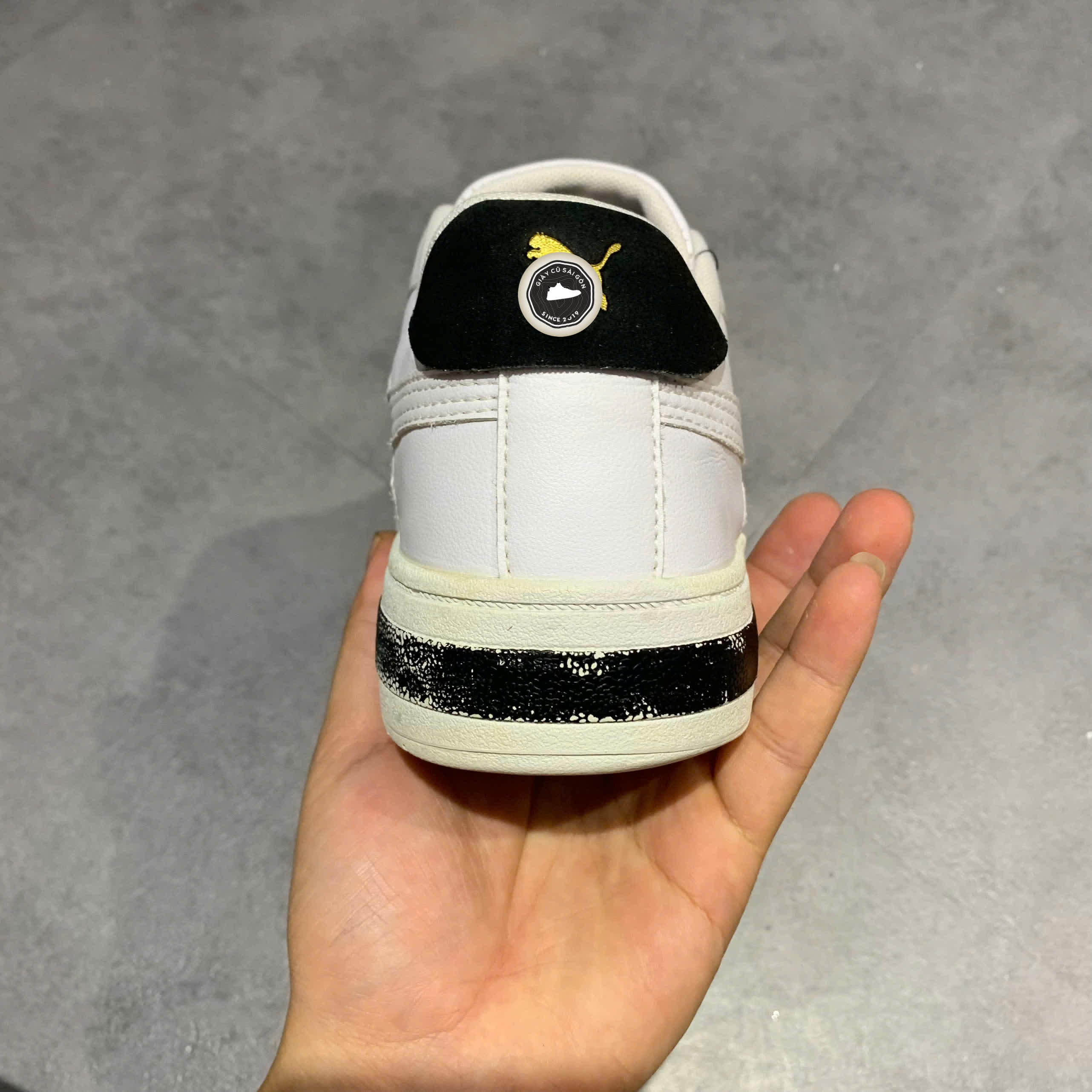 GIÀY PUMA RALPH SAMPSON MC CLEAN 375511-01 SIZE 40.5 - GIÀY 2HAND CHÍNH HÃNG