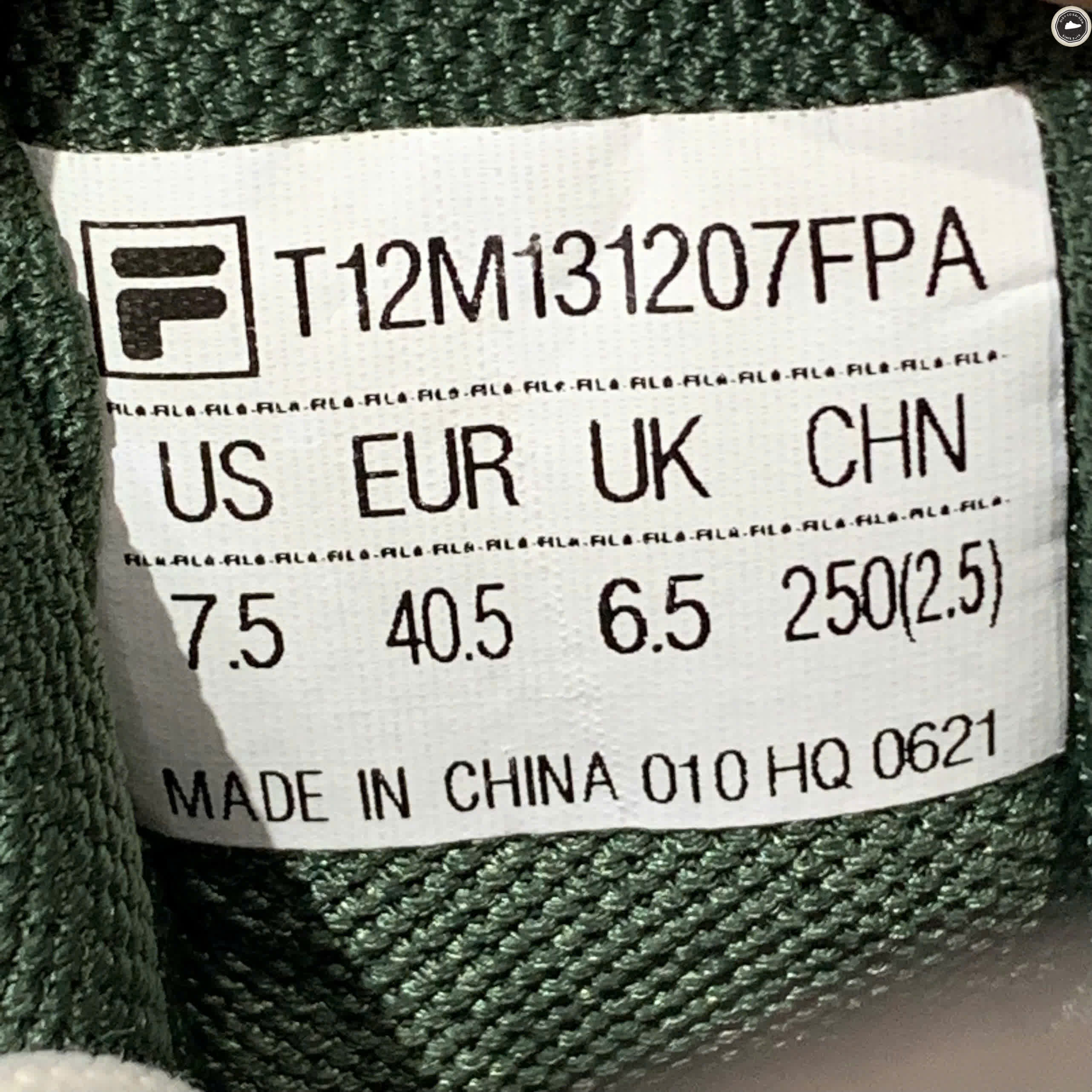 FILA T12M131207FPA SIZE 40.5 - GIÀY 2HAND CHÍNH HÃNG