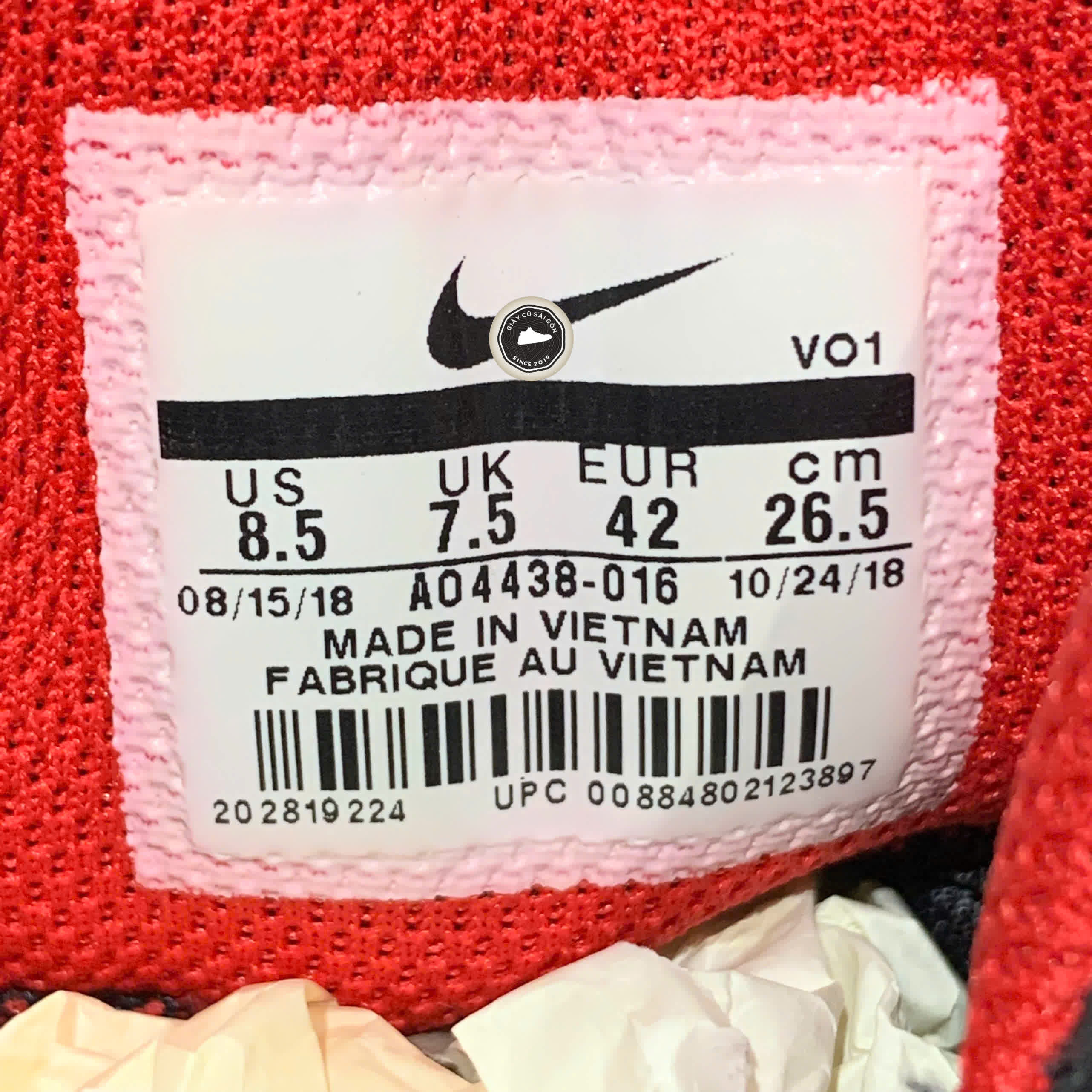 GIÀY NIKE KYRIE FLYTRAP II A04438-016 SIZE 42 - GIÀY 2HAND CHÍNH HÃNG PVN17905