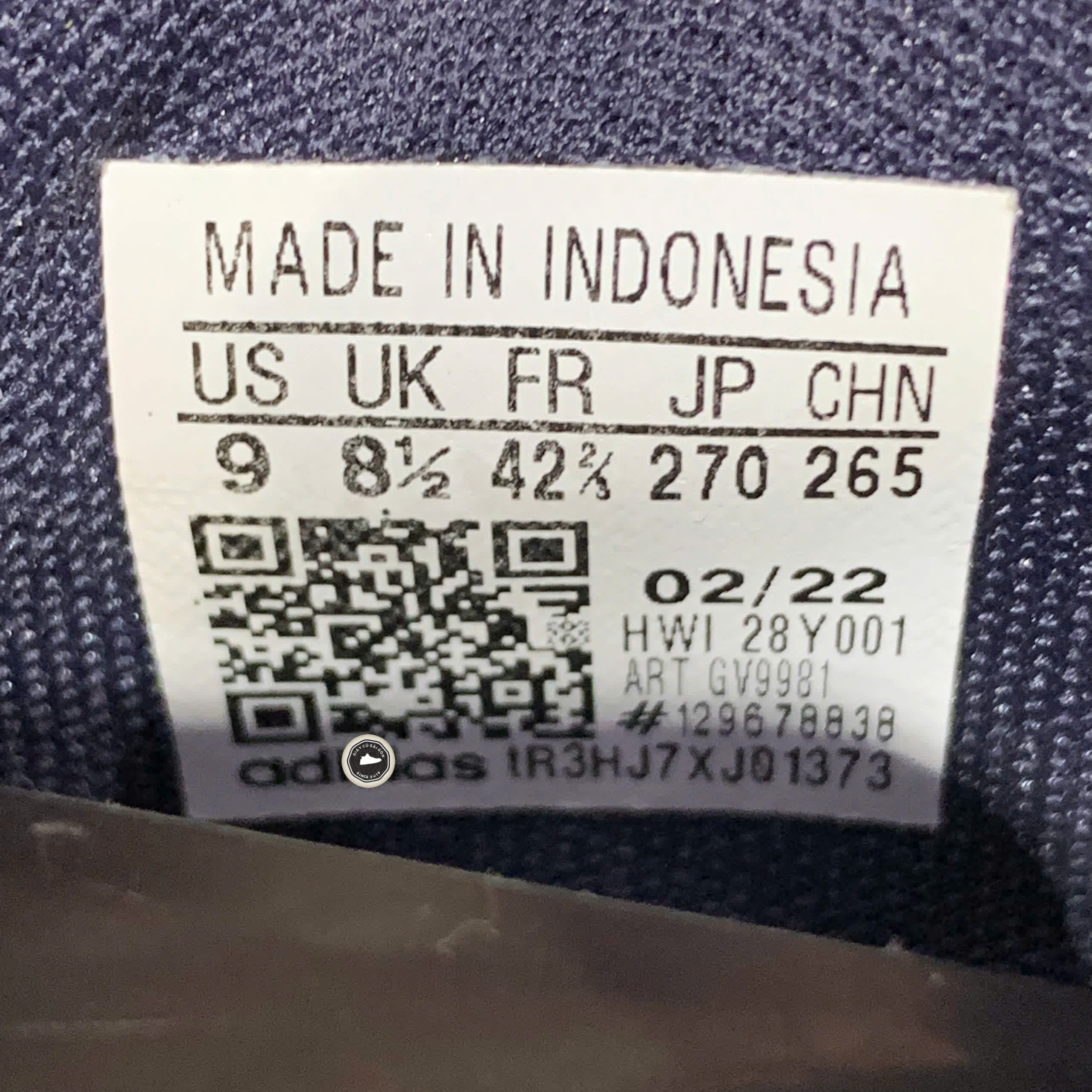 GIÀY ADIDAS LITE RACER REBOLD 'NAVY' GV9981 SIZE 42 2/3 - GIÀY 2HAND CHÍNH HÃNG