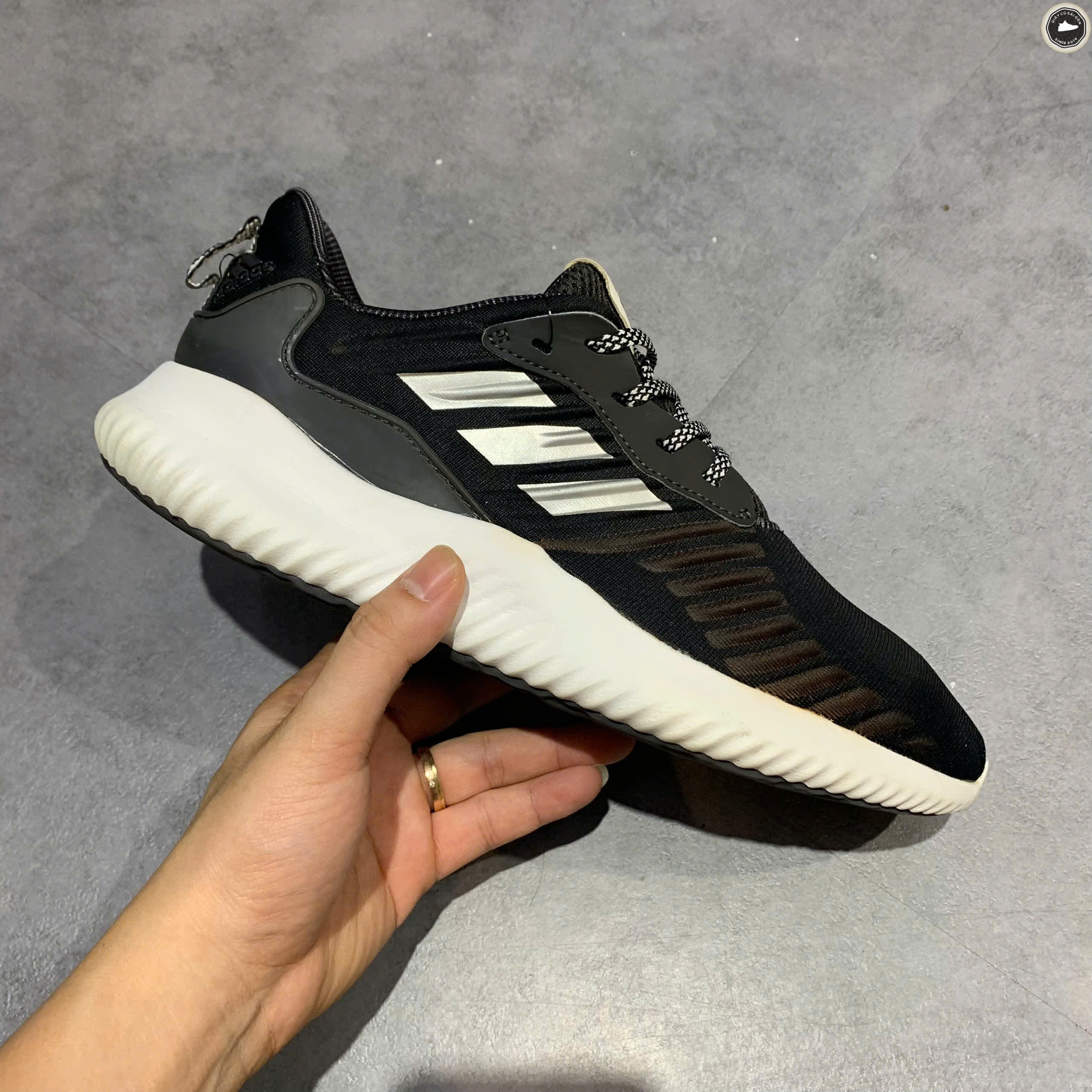 ADIDAS ALPHABOUNCE RC 'CORE BLACK' B42652 SIZE 42 - GIÀY 2HAND CHÍNH HÃNG PVN17961