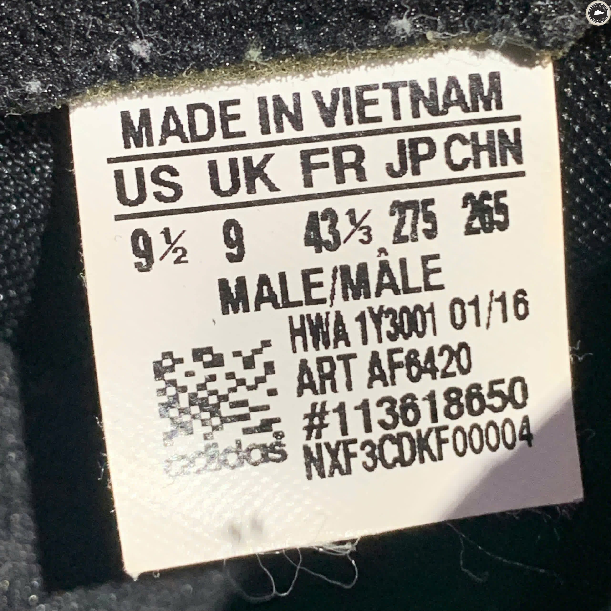 ADIDAS FALCON ELITE 5 AF6420 SIZE 43 1/3 - GIÀY 2HAND CHÍNH HÃNG PVN17930
