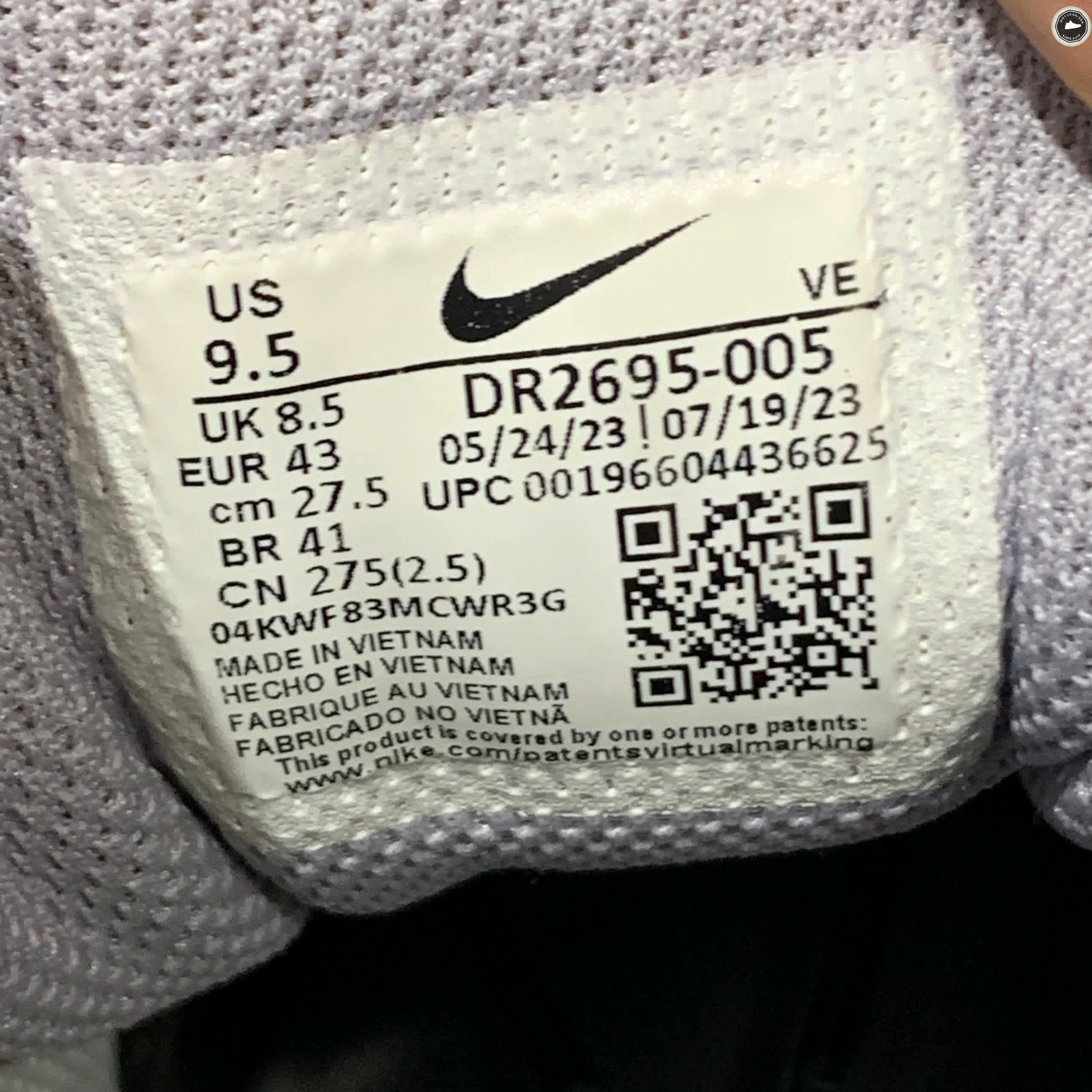 NIKE RUN SWIFT 3 'PHOTON DUST BLACK' DR2695-005 SIZE 43 - GIÀY 2HAND CHÍNH HÃNG