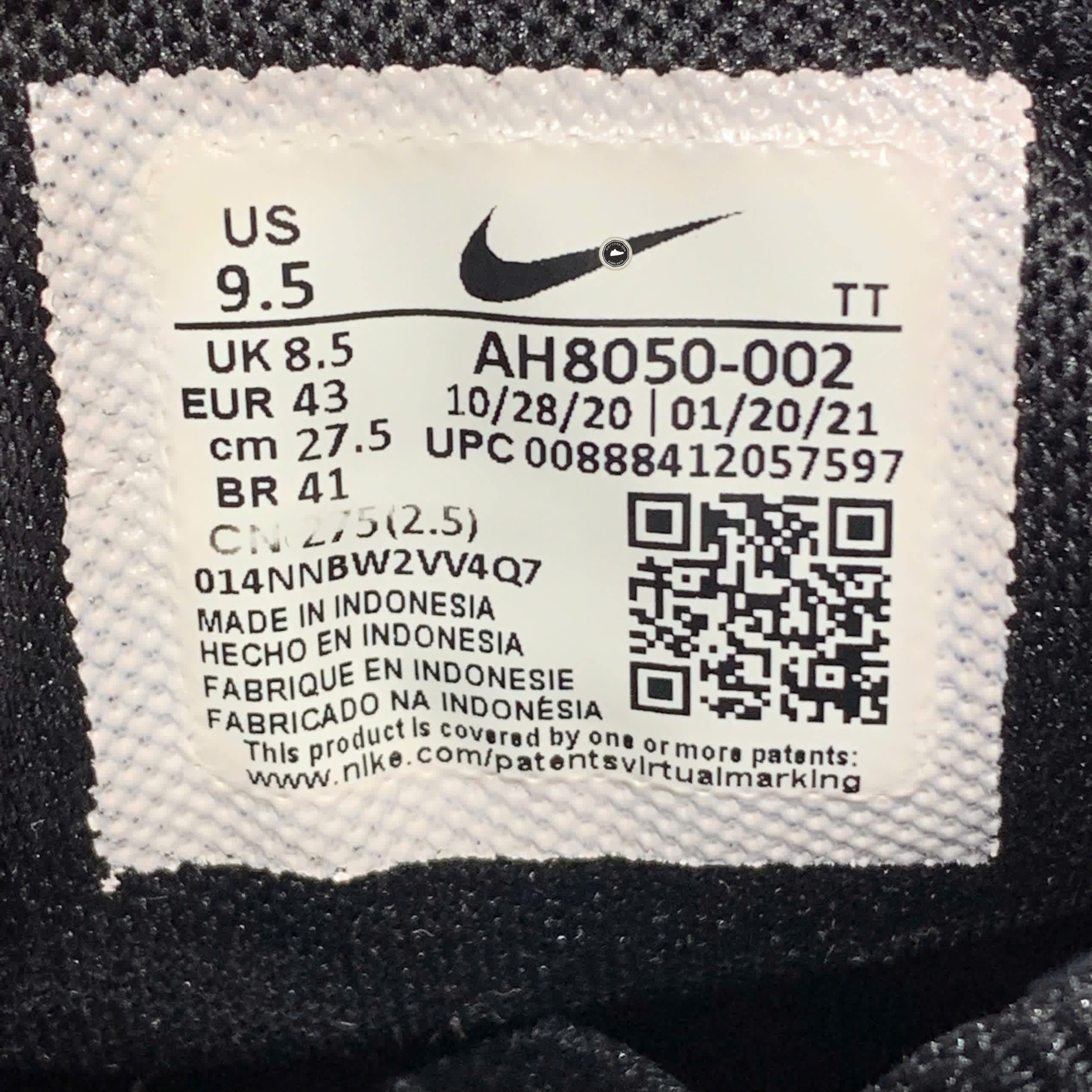 NIKE AIR MAX 270 AH8050 002 SIZE 43 - GIÀY 2HAND CHÍNH HÃNG