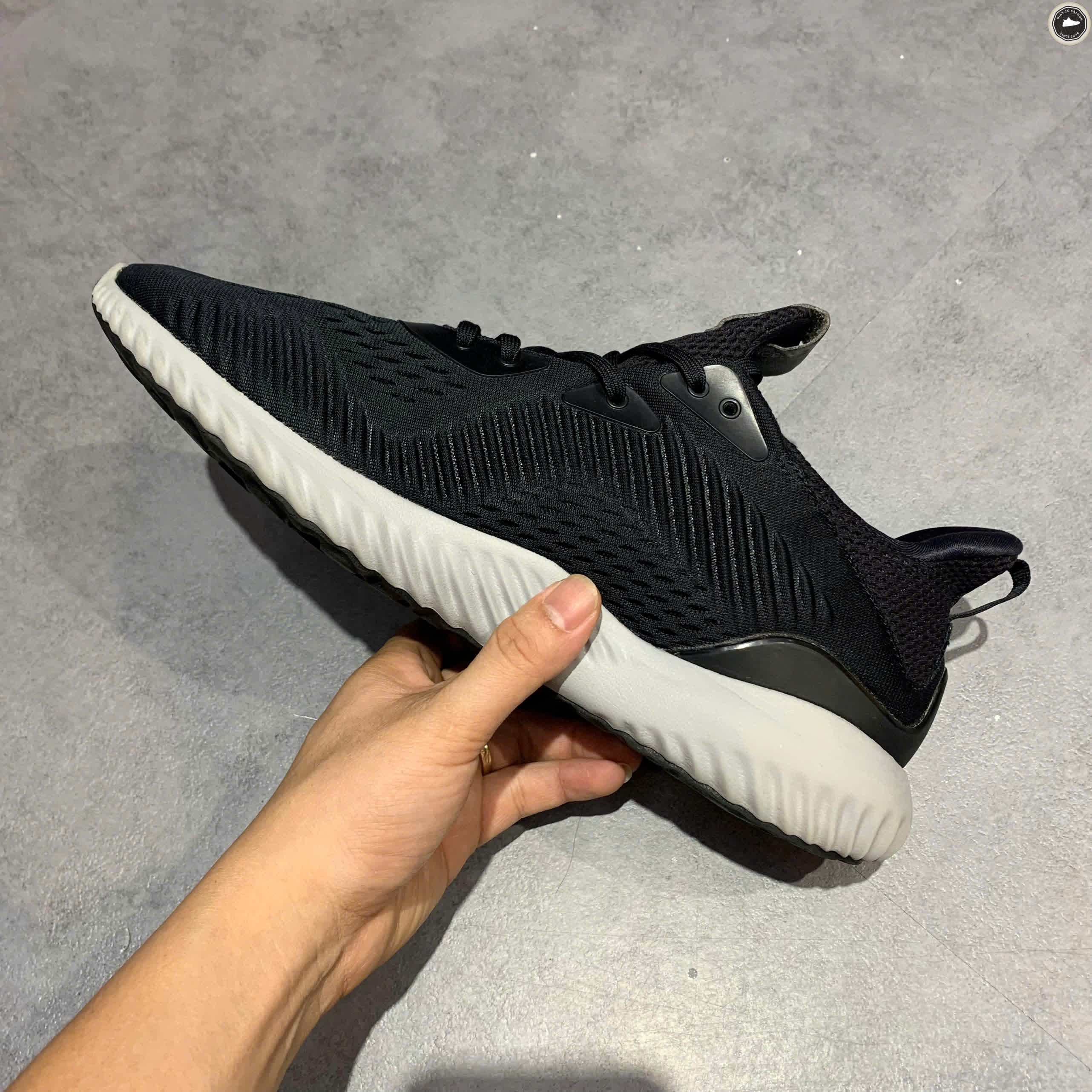 ADIDAS ALPHABOUNCE EM 'BLACK' BY4264 SIZE 44 - GIÀY 2HAND CHÍNH HÃNG
