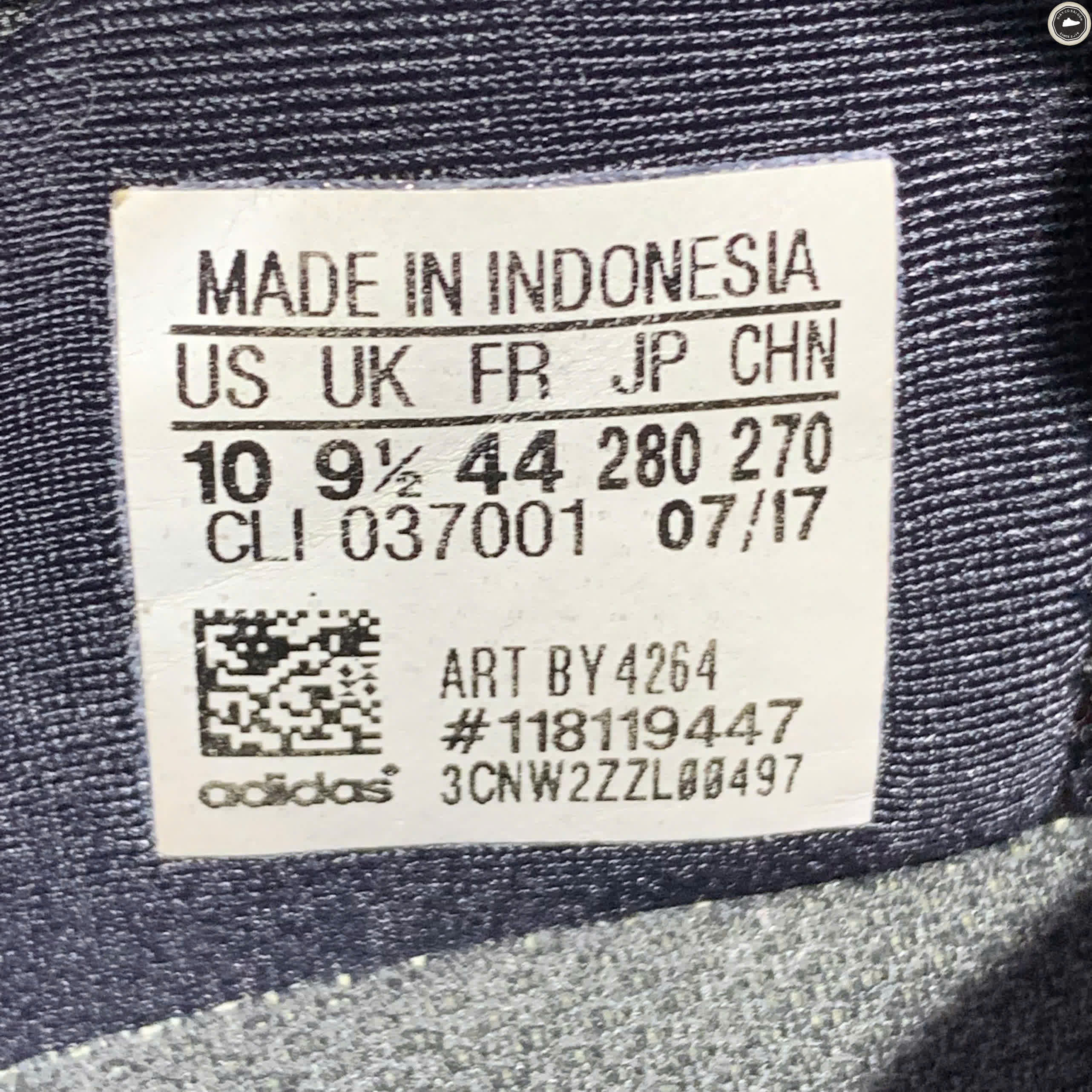 ADIDAS ALPHABOUNCE EM 'BLACK' BY4264 SIZE 44 - GIÀY 2HAND CHÍNH HÃNG