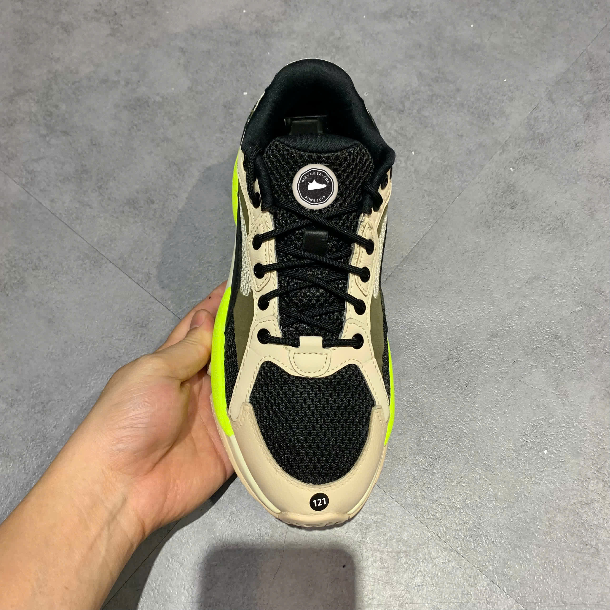 GIÀY PUMA LQDCELL EPSILON CREAMWHITE YELLOW 371909 04 SIZE 38 – GIÀY 2HAND CHÍNH HÃNG