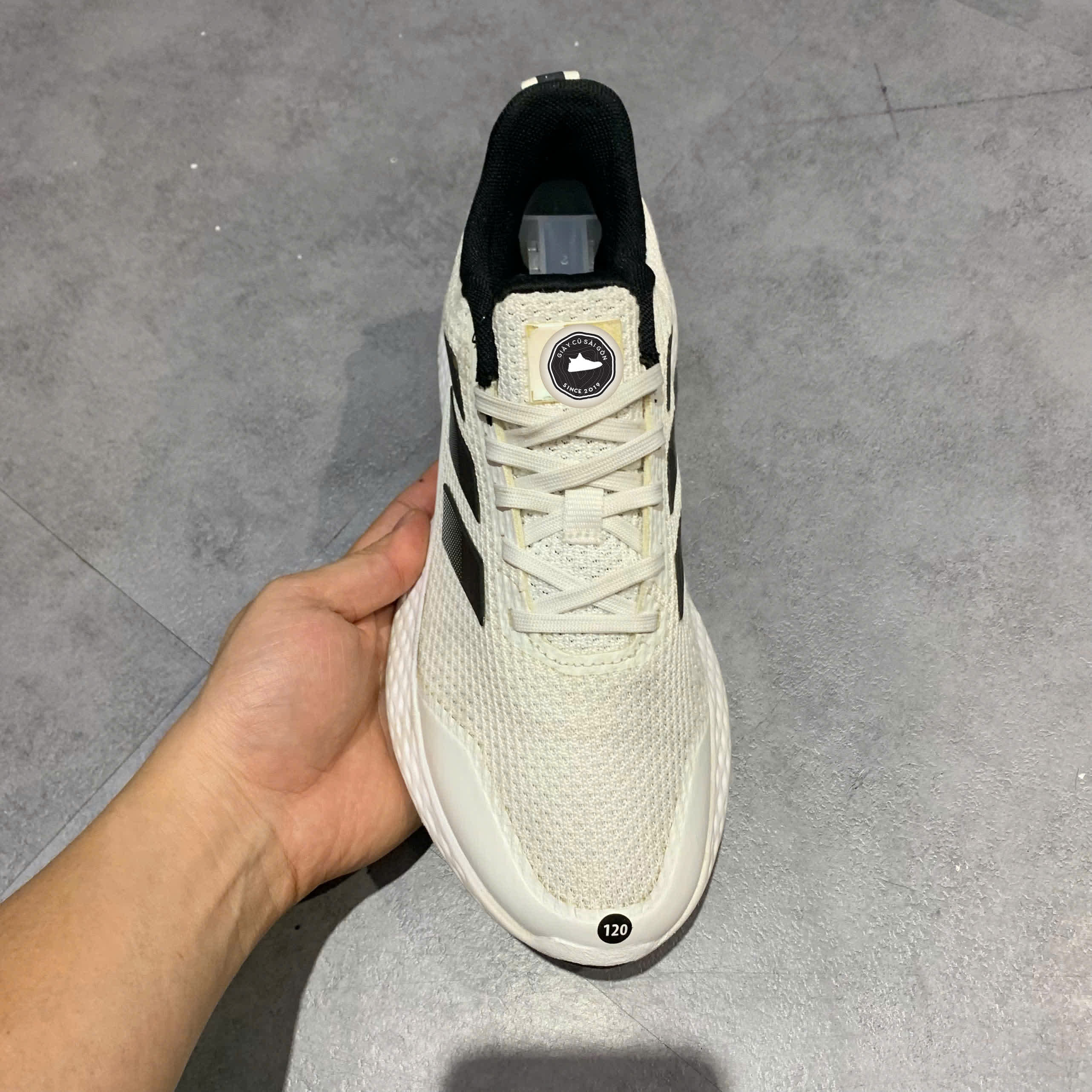 GIÀY ADIDAS EDGE GAMEDAY 'WHITE BLACK' GZ5281 SIZE 37 1/3 - GIÀY 2HAND CHÍNH HÃNG