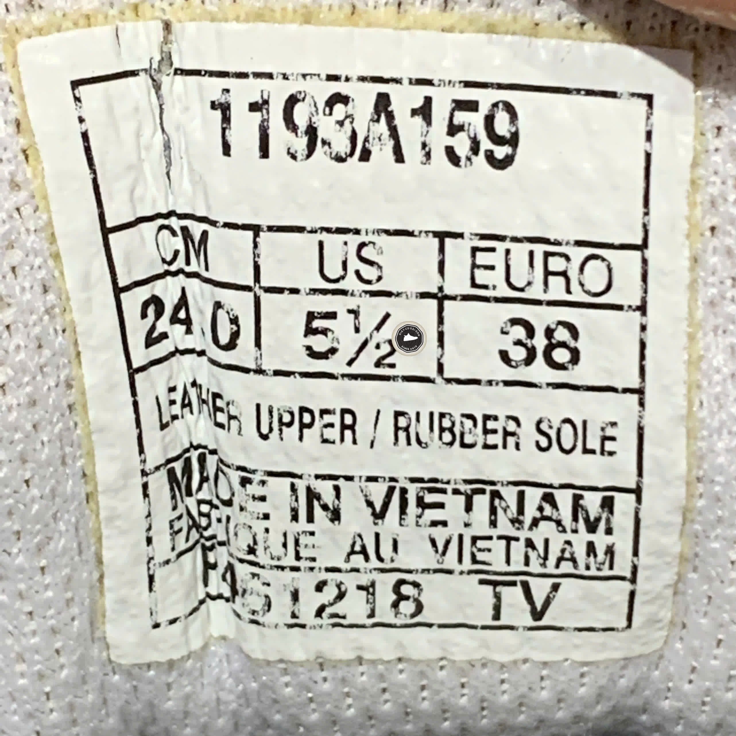 ASICS GEL-PTG 1193A159 - SIZE 38 - GIÀY 2HAND CHÍNH HÃNG
