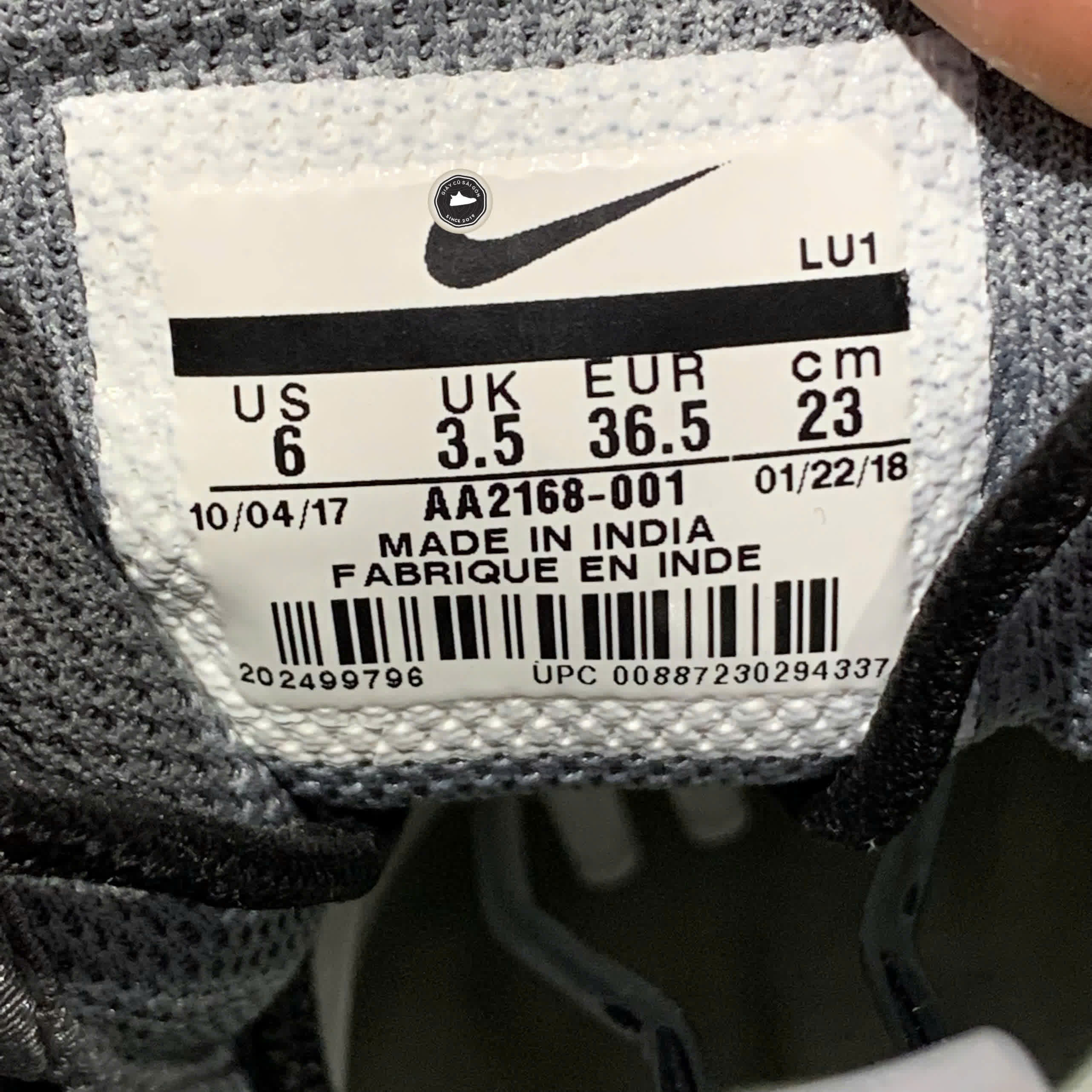 NIKE AIR MAX AXIS – AA2168 001 – SIZE 36.5 – GIÀY 2HAND CHÍNH HÃNG