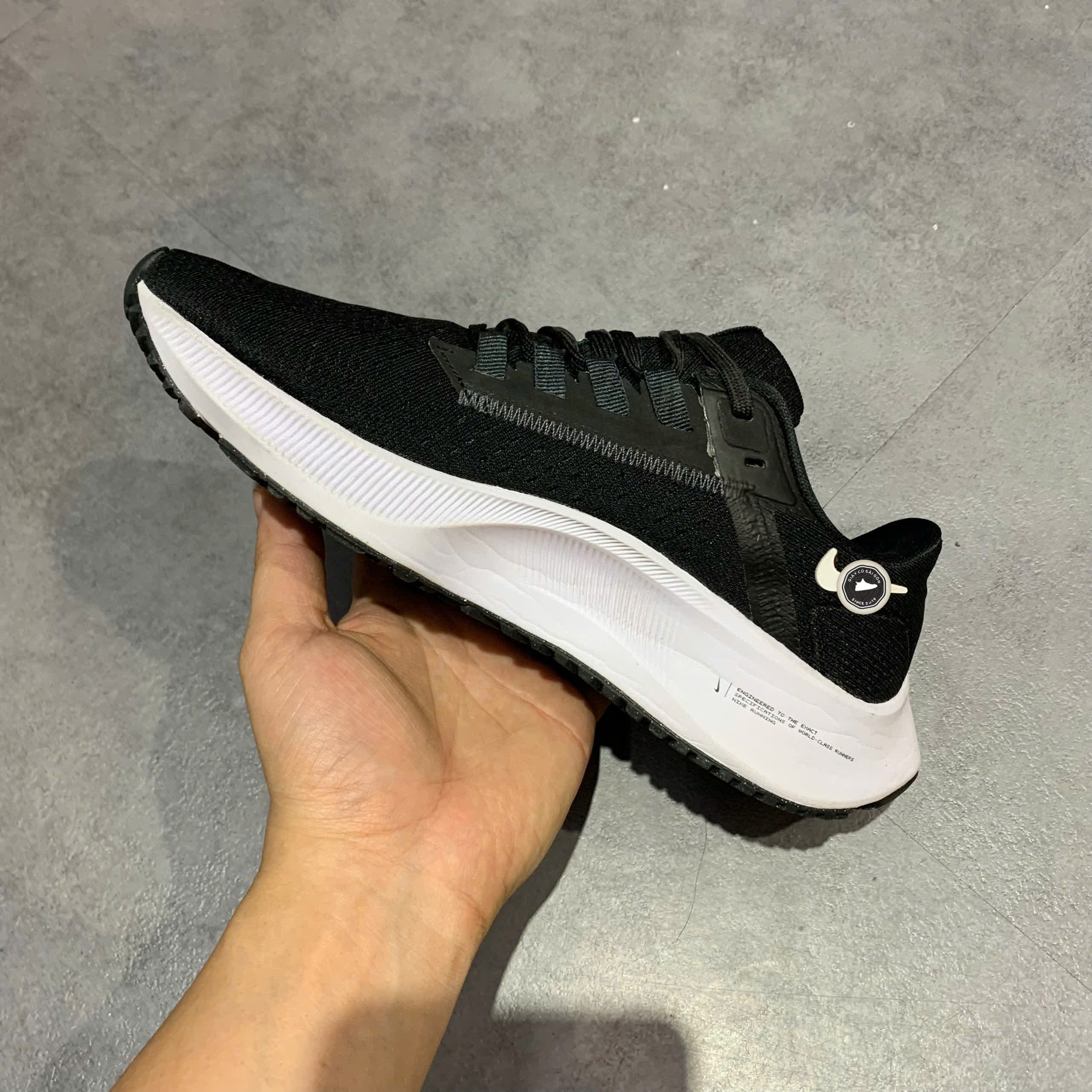 NIKE AIR ZOOM PEGASUS 38 CW7358-002 - SIZE 36.5 - GIÀY 2HAND CHÍNH HÃNG