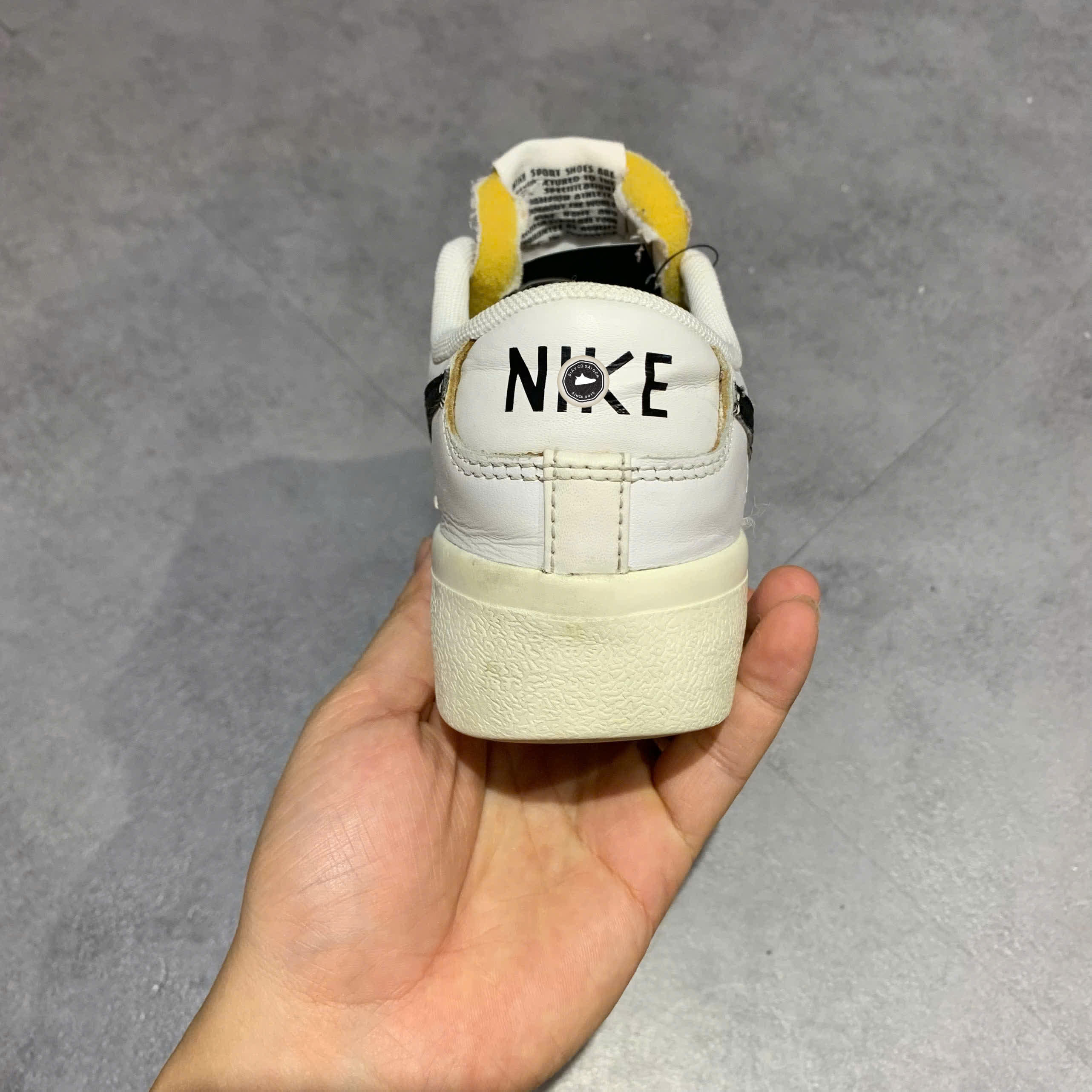 GIÀY NIKE BLAZER LOW PLATFORM DJ0292-101 SIZE 36.5 - GIÀY 2HAND CHÍNH HÃNG