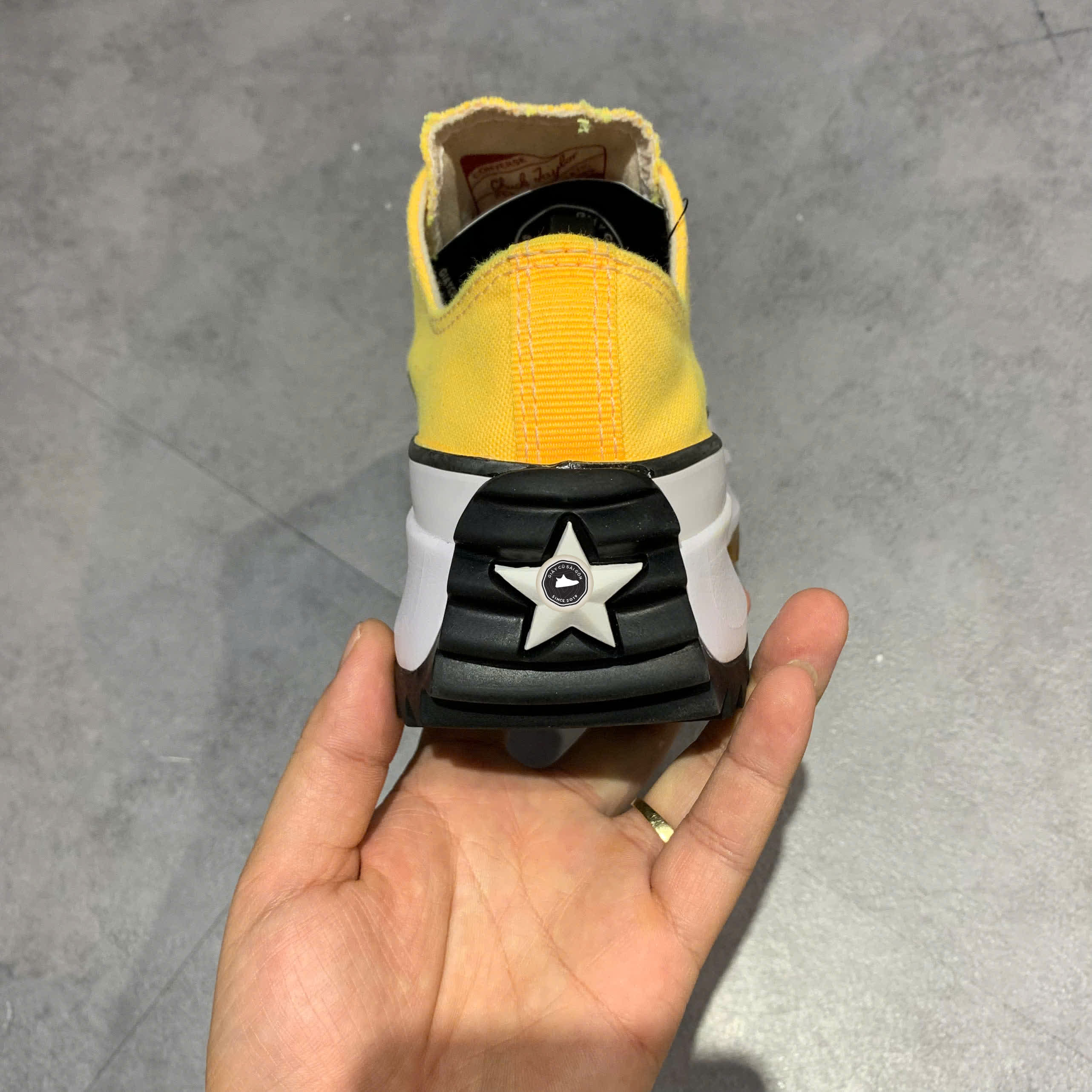 GIÀY CONVERSE RUN STAR HIKE LOW 'CITRON PULSE' 170778C SIZE 37.5 - GIÀY 2HAND CHÍNH HÃNG