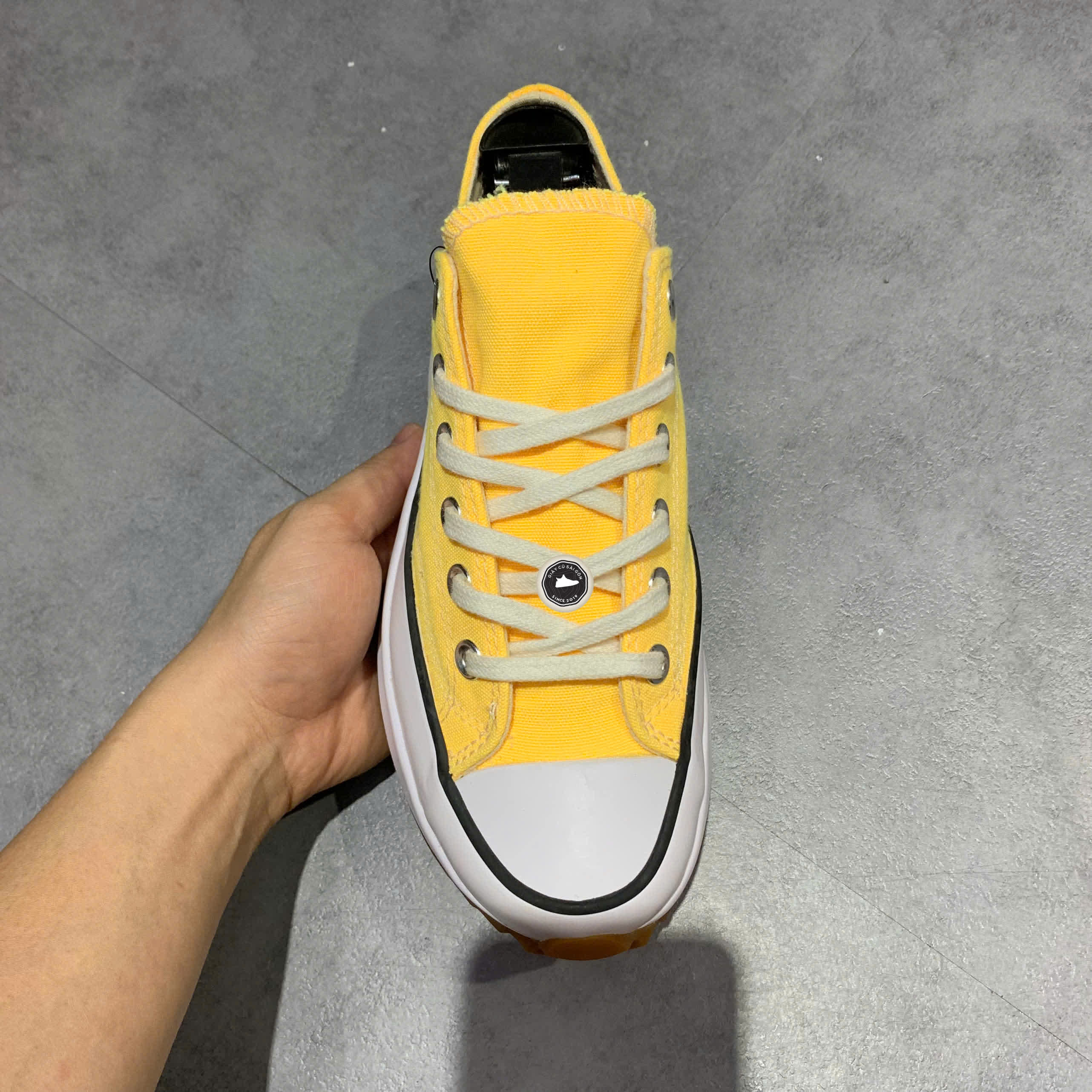 GIÀY CONVERSE RUN STAR HIKE LOW 'CITRON PULSE' 170778C SIZE 37.5 - GIÀY 2HAND CHÍNH HÃNG