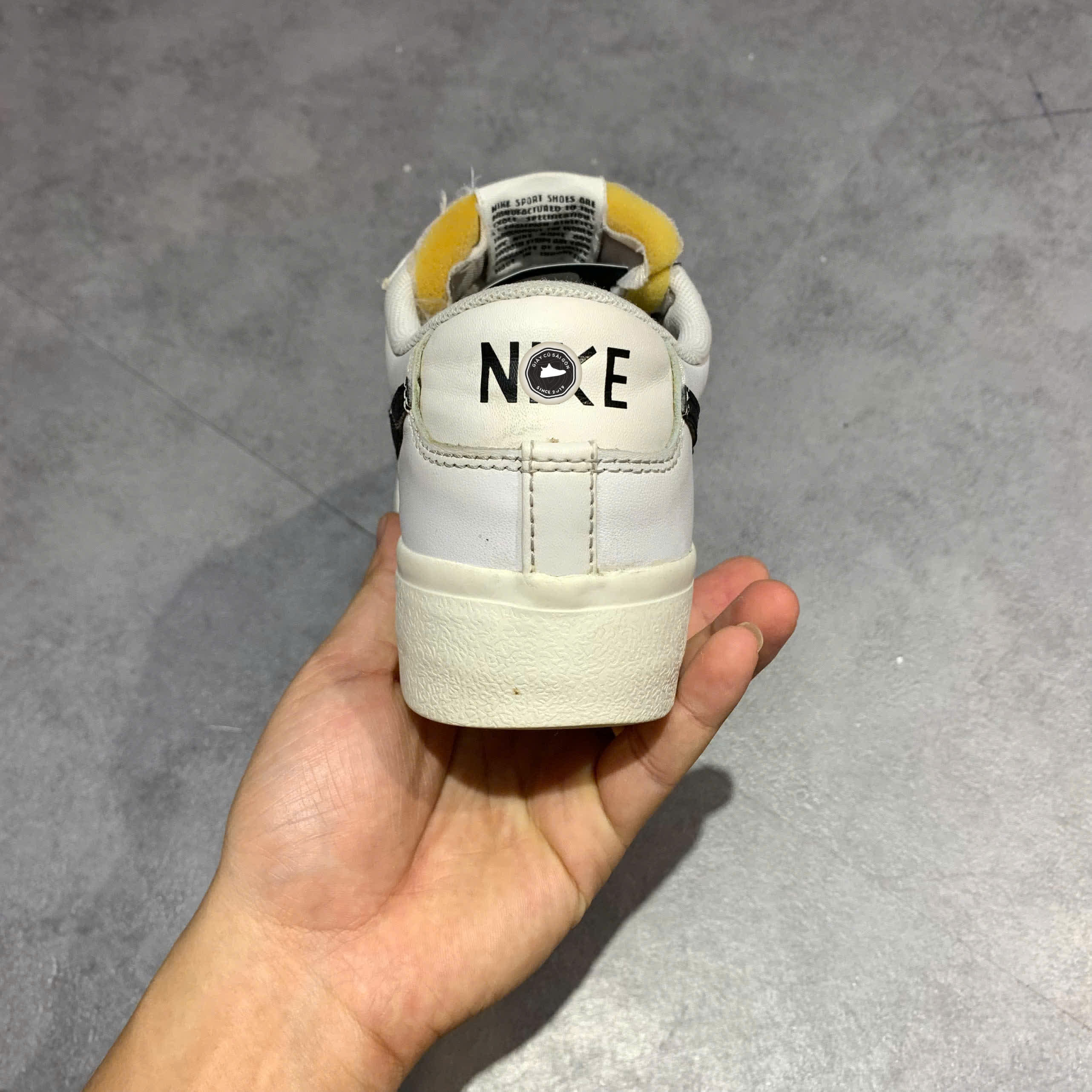 GIÀY NIKE BLAZER LOW PLATFORM 'WHITE BLACK' DJ0292-101 SIZE 38.5 – GIÀY 2HAND CHÍNH HÃNG