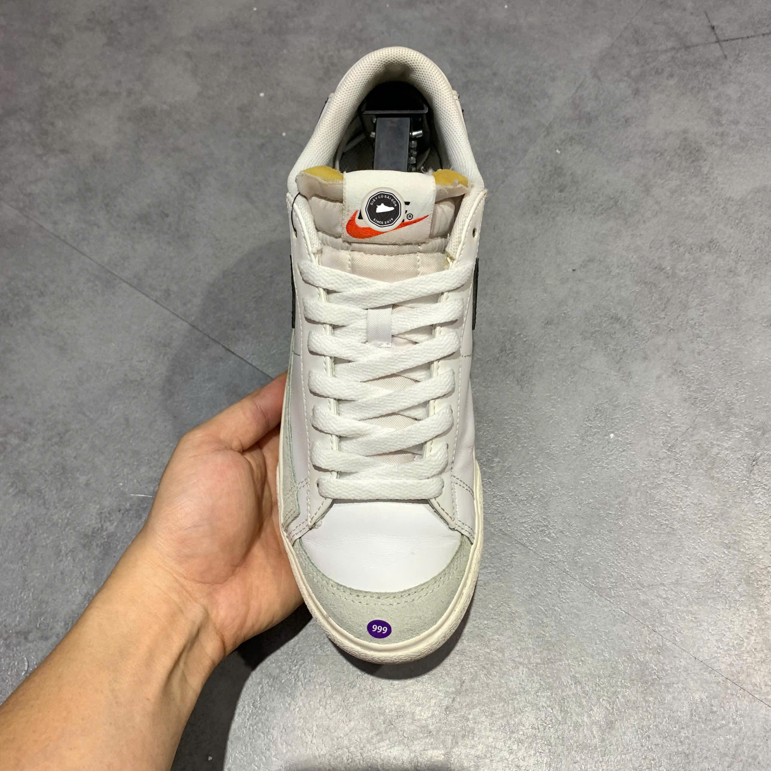 GIÀY NIKE BLAZER LOW PLATFORM 'WHITE BLACK' DJ0292-101 SIZE 38.5 – GIÀY 2HAND CHÍNH HÃNG