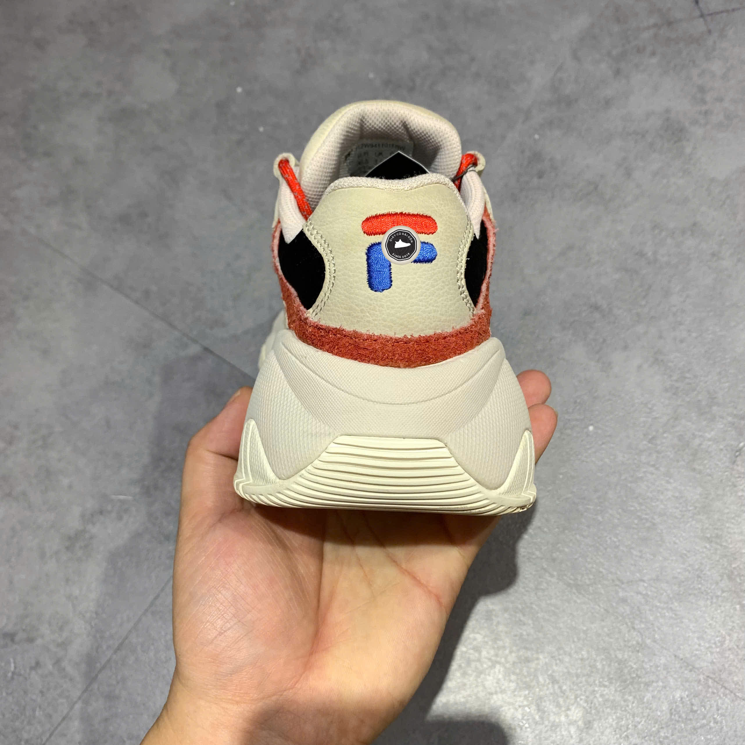 GIÀY FILA T12W941101FRW SIZE 36.5 - GIÀY 2HAND CHÍNH HÃNG
