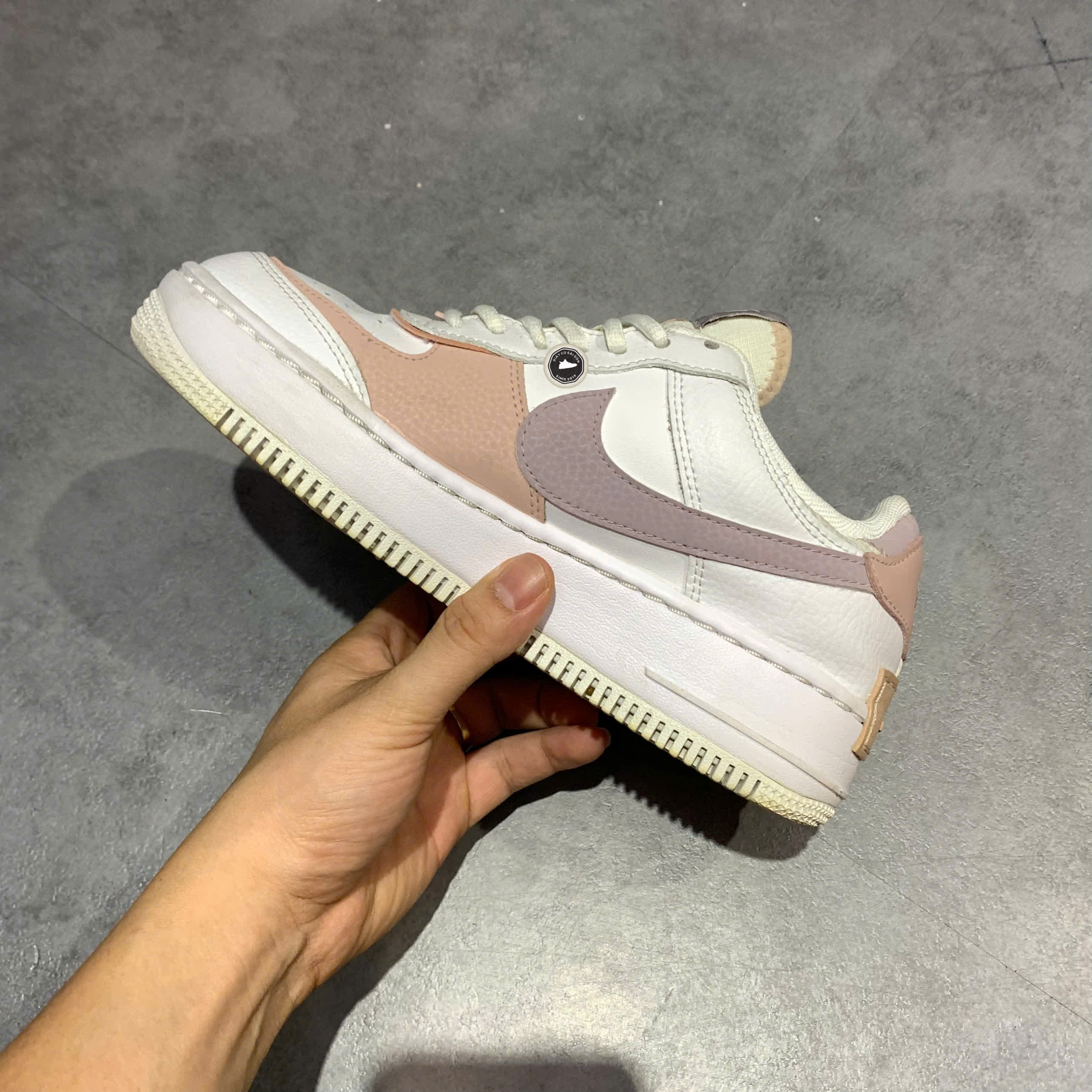 NIKE AIR FORCE 1 SHADOW 'AMETHYST ASH' CI0919 113 SIZE 38 - GIÀY 2HAND CHÍNH HÃNG