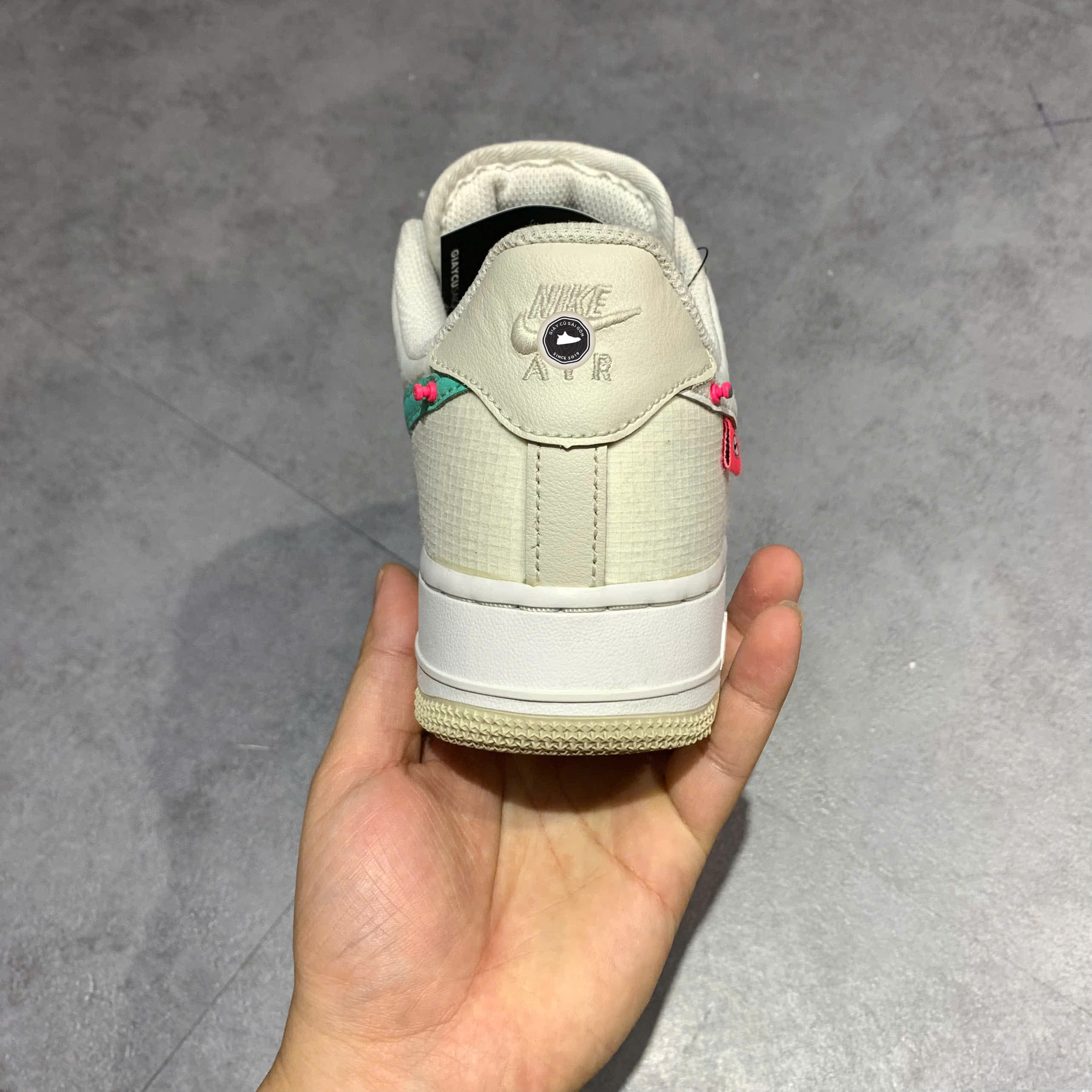 GIÀY NIKE AIR FORCE 1 '07 LX PINK BLING DX6061-111 SIZE 38.5 - GIÀY 2HAND CHÍNH HÃNG