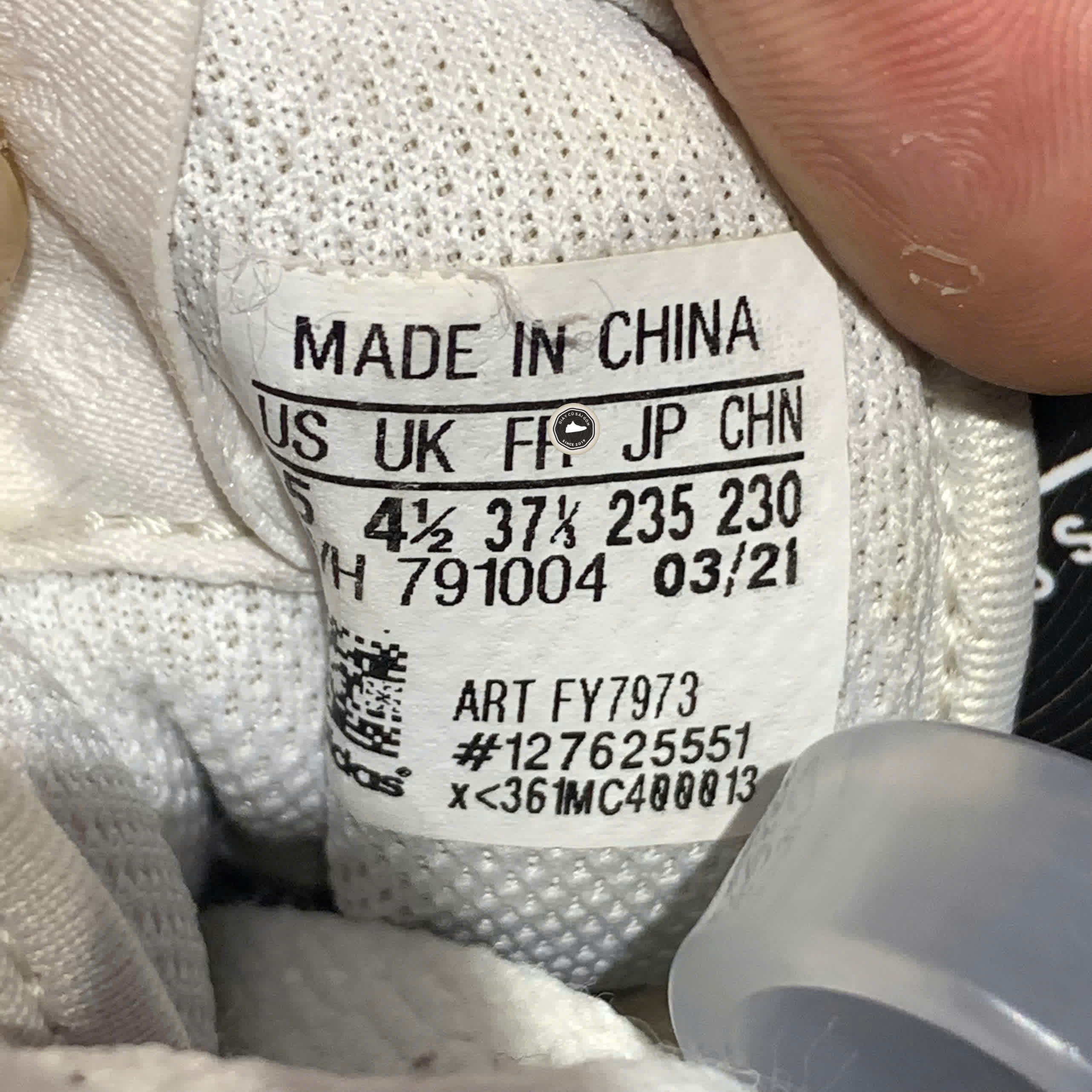 ADIDAS FORUM LOW J FY7973 SIZE 37 1/3 - GIÀY 2HAND CHÍNH HÃNG