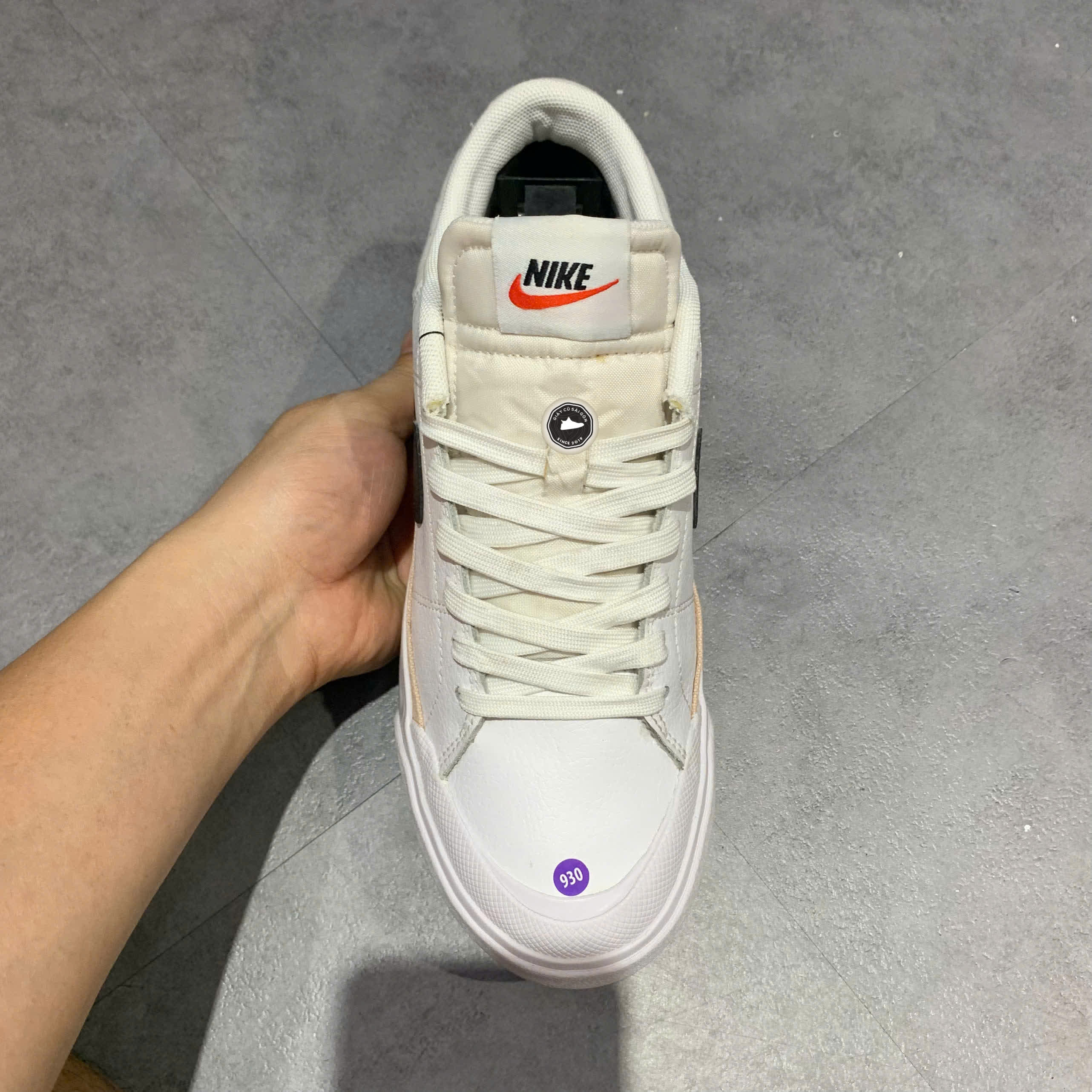NIKE COURT LEGACY LIFT DM7590-100 SIZE 38.5 - GIÀY 2HAND CHÍNH HÃNG