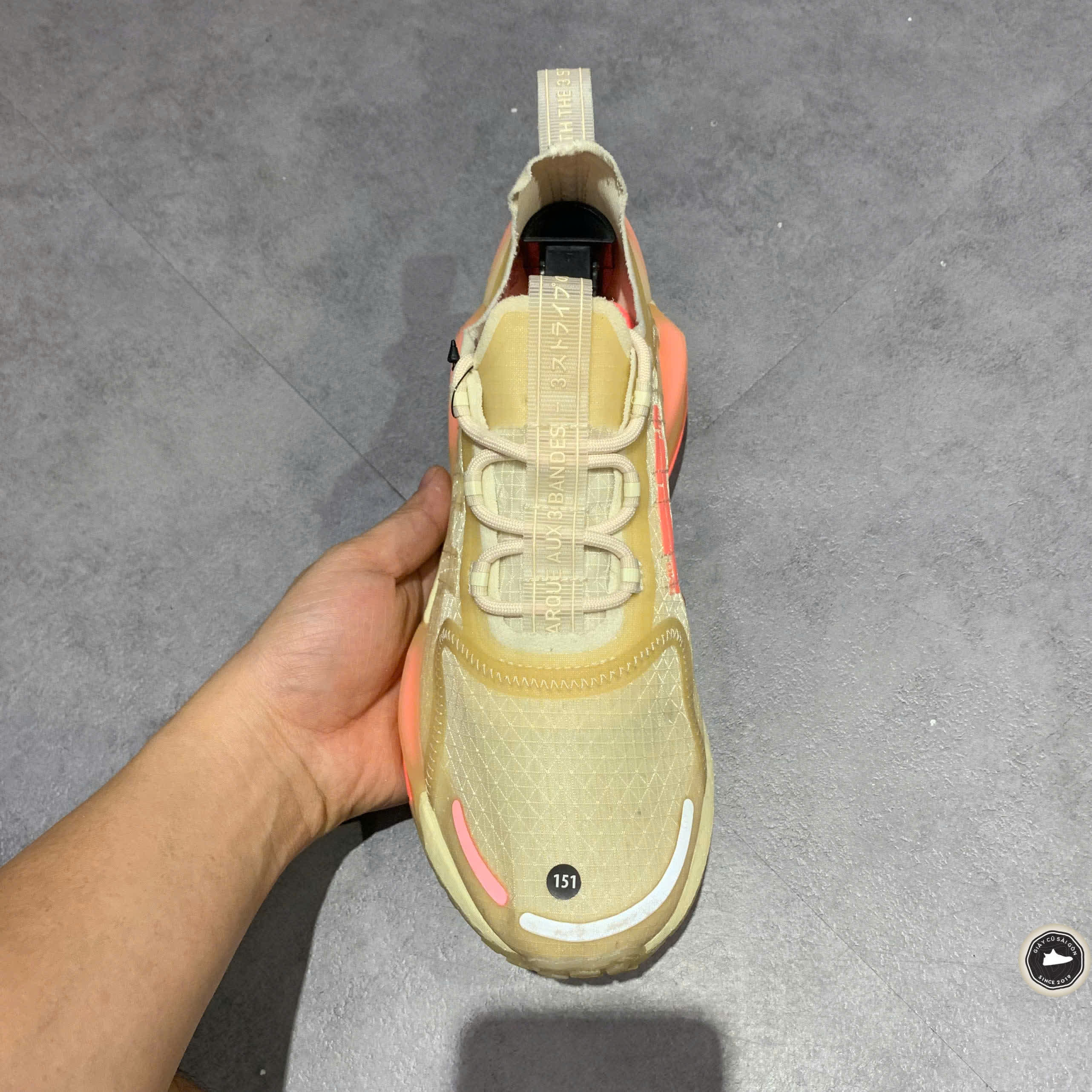 ADIDAS NMD_V3 'WONDER WHITE' SIZE 38 2/3 - GIÀY 2HAND CHÍNH HÃNG