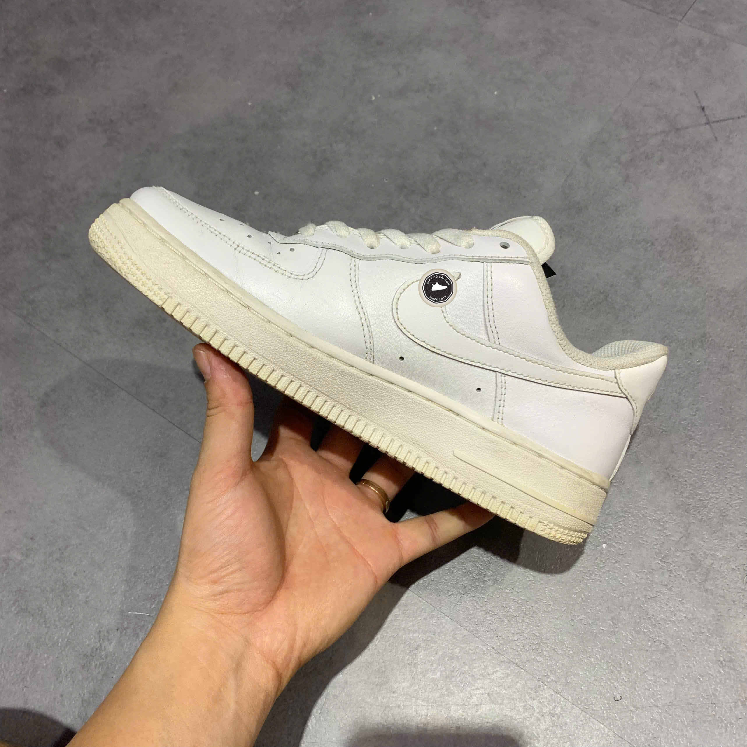 NIKE AIR FORCE 1 LOW WHITE 315115 112 SIZE 38 - GIÀY THỂ THAO - GIÀY 2HAND
