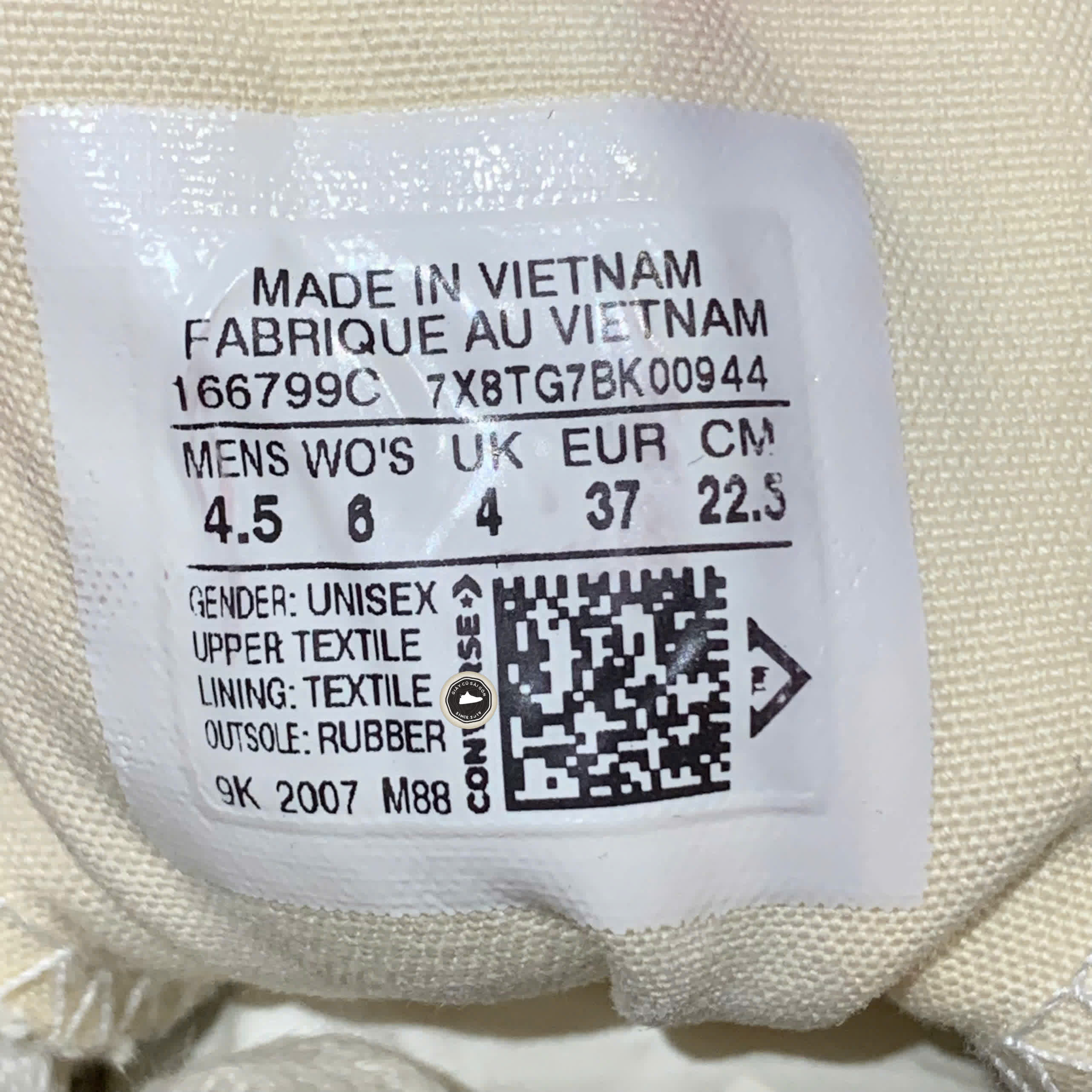CONVERSE RUN STAR HIKE 166799C SIZE 37 - GIÀY 2HAND CHÍNH HÃNG