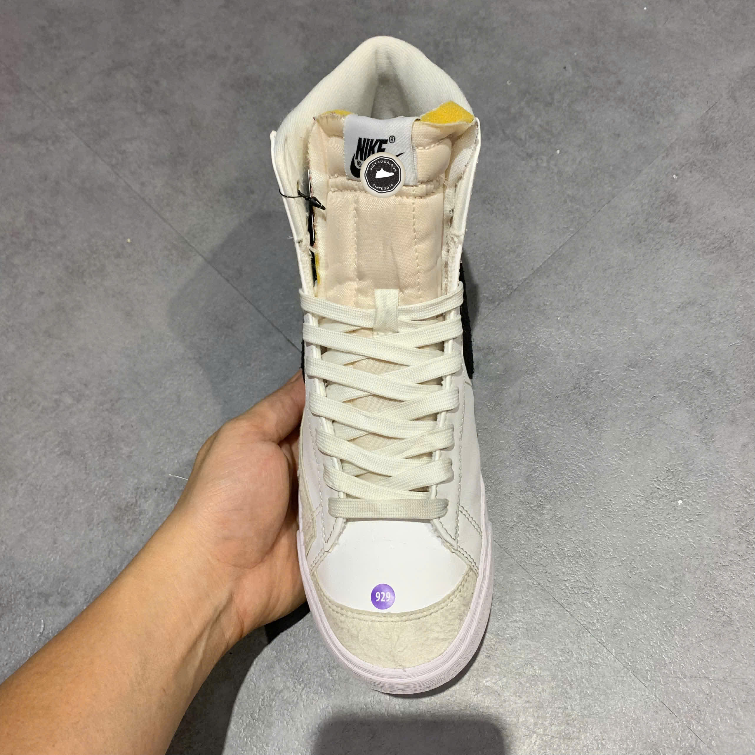 NIKE BLAZER MID '77 NEXT NATURE DO1344 101 SIZE 38.5 - GIÀY 2HAND CHÍNH HÃNG