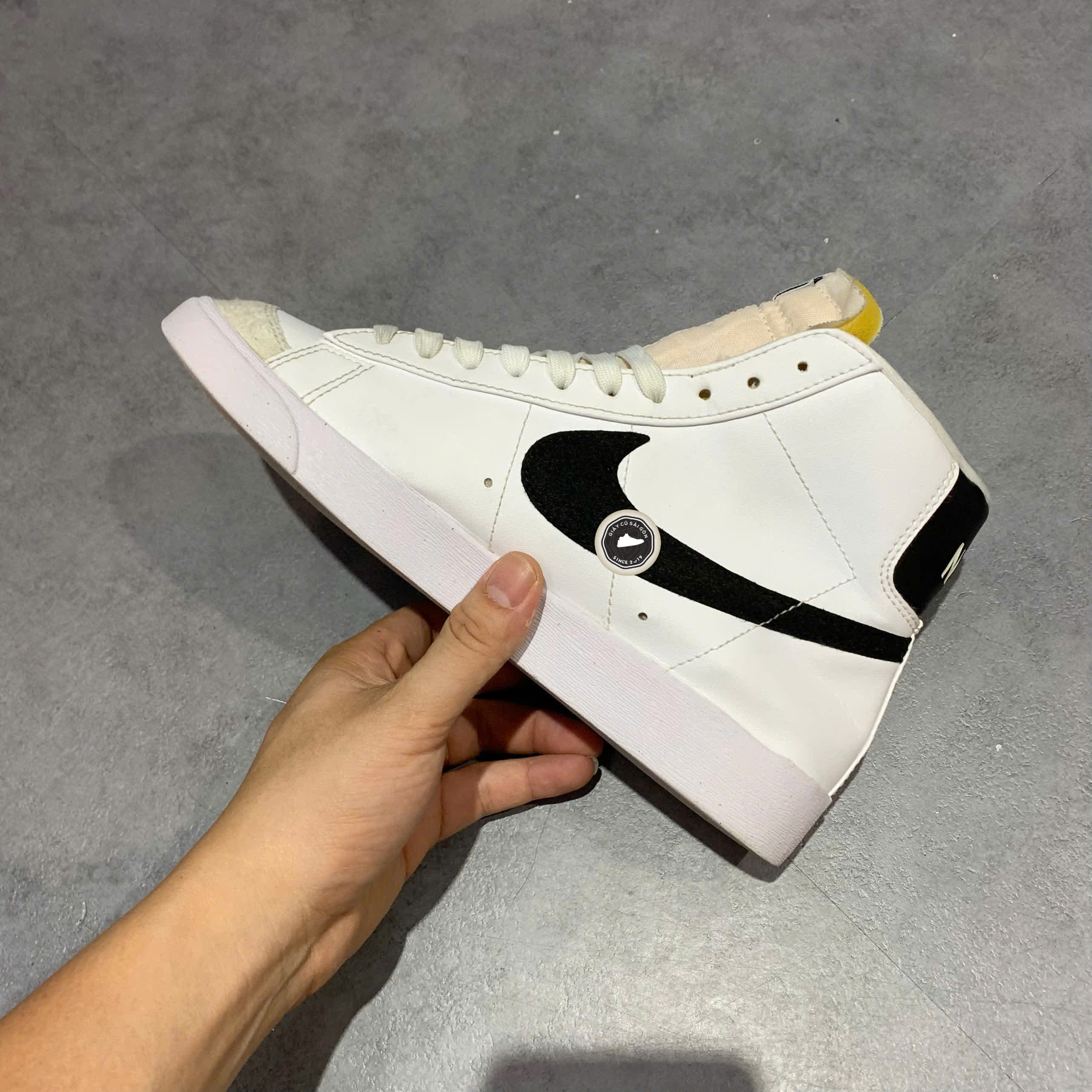 NIKE BLAZER MID '77 NEXT NATURE DO1344 101 SIZE 38.5 - GIÀY 2HAND CHÍNH HÃNG