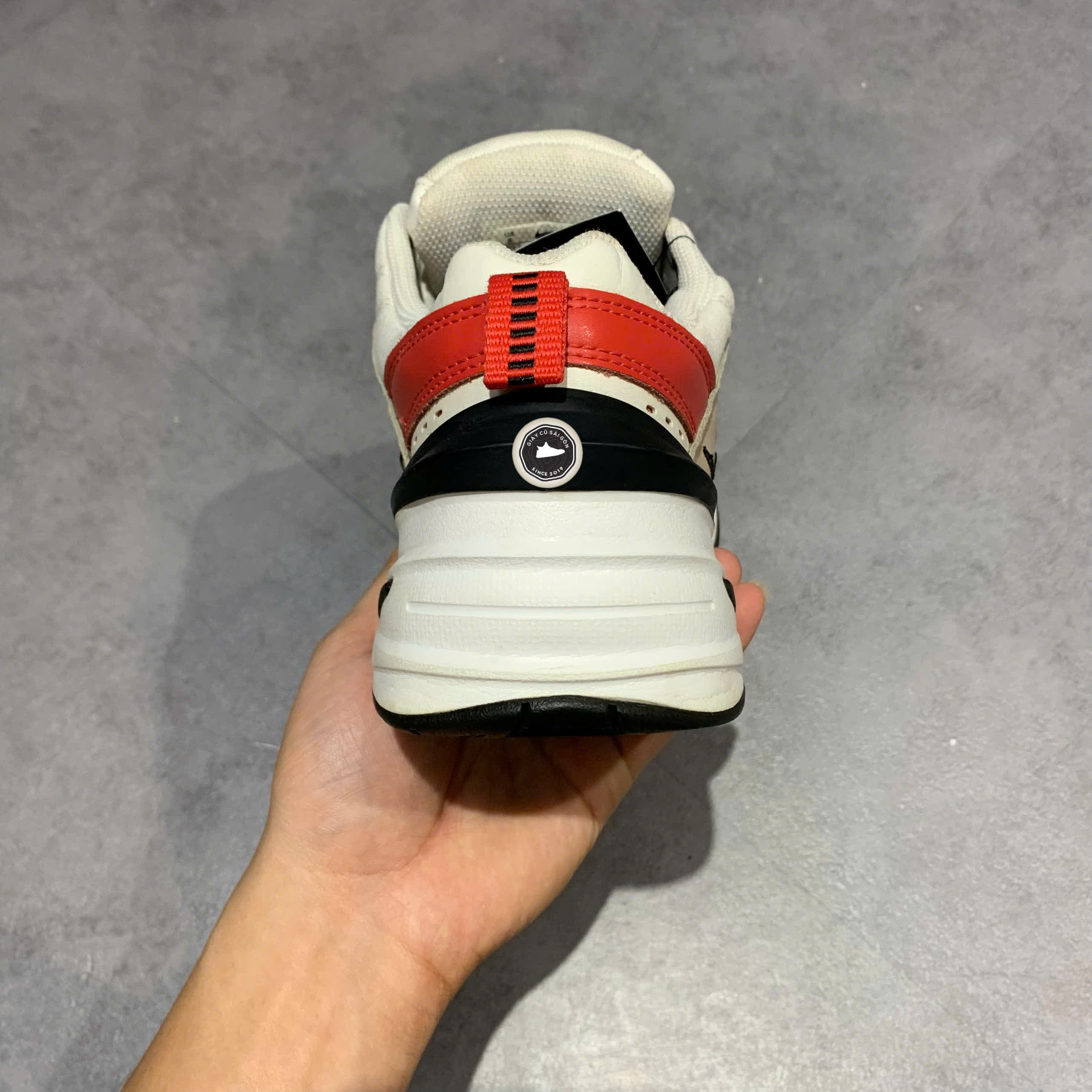 NIKE M2K TEKNO 'FOSSIL STONE' – AO3108 205 – SIZE 39 – GIÀY 2HAND CHÍNH HÃNG