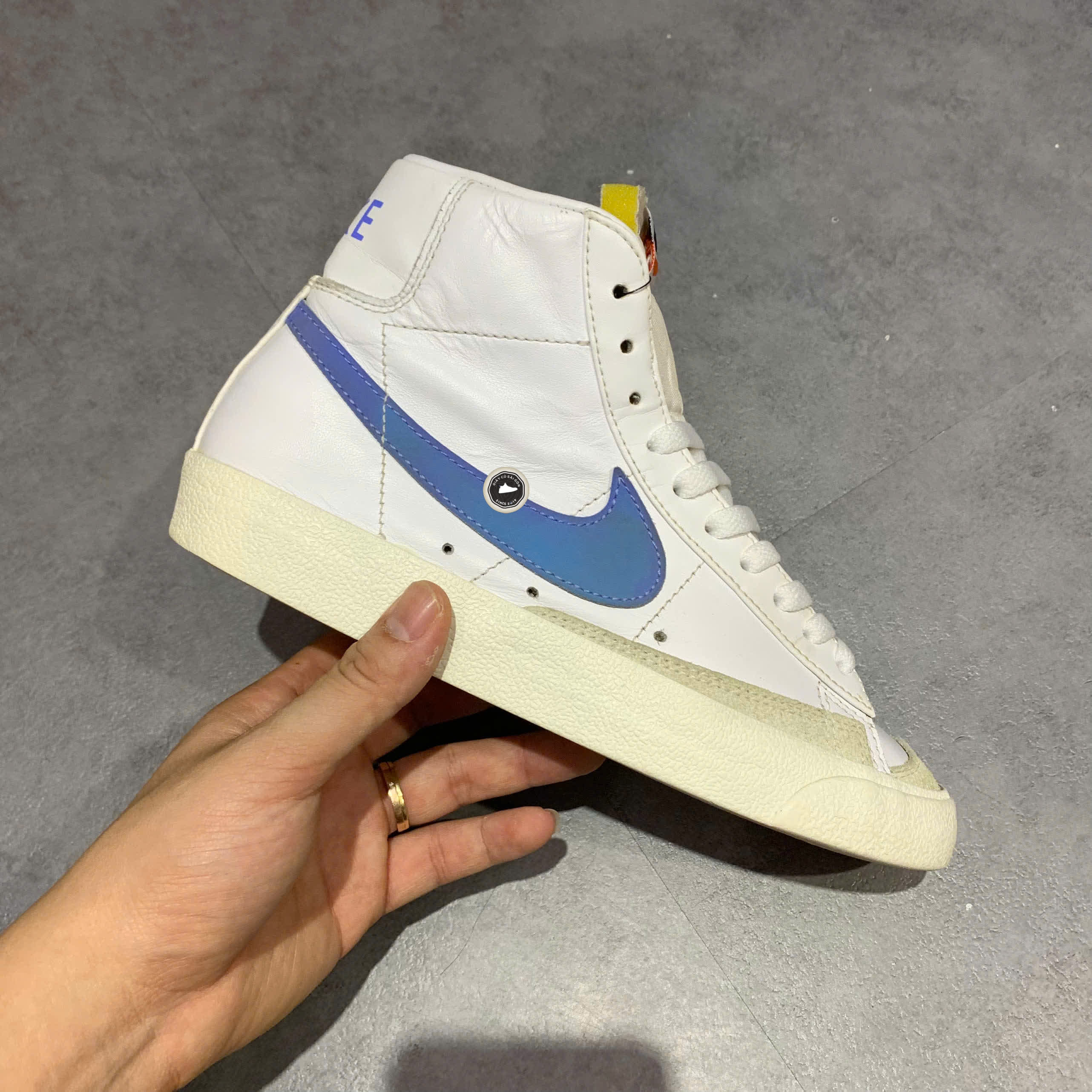 NIKE BLAZER MID '77 VINTAGE "LIKE MIKE" CZ1055-111 SIZE 37.5 - GIÀY 2HAND CHÍNH HÃNG