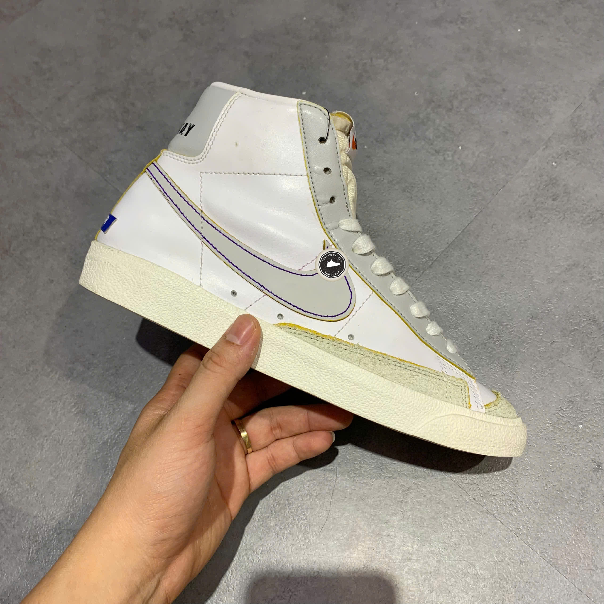 NIKE BLAZER MID '77 "THE NEW WAY" DC5203 100 SIZE 39 - GIÀY 2HAND CHÍNH HÃNG