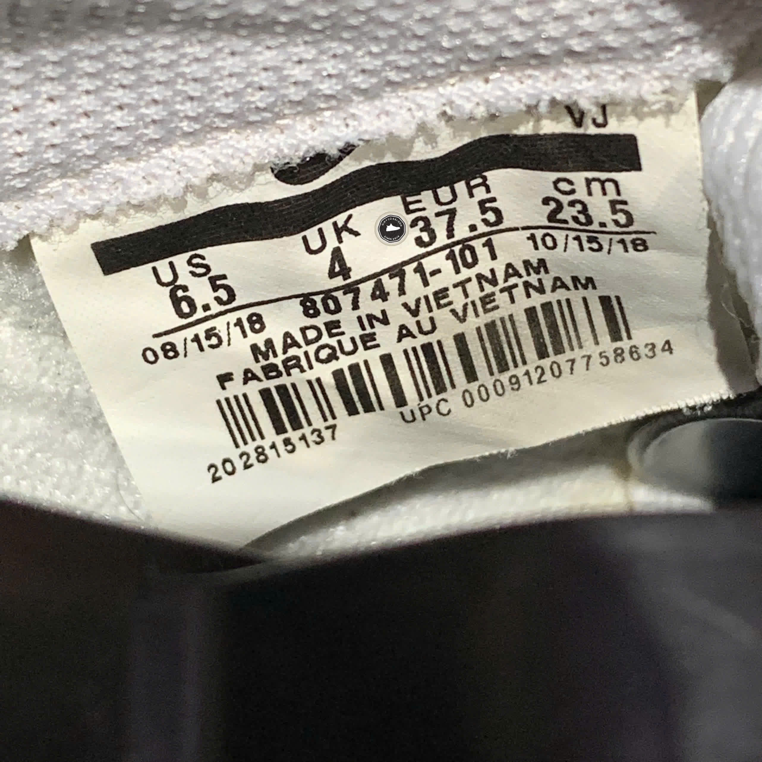 NIKE CLASSIC CORTEZ 807471-101 SIZE 37.5 - GIÀY 2HAND CHÍNH HÃNG