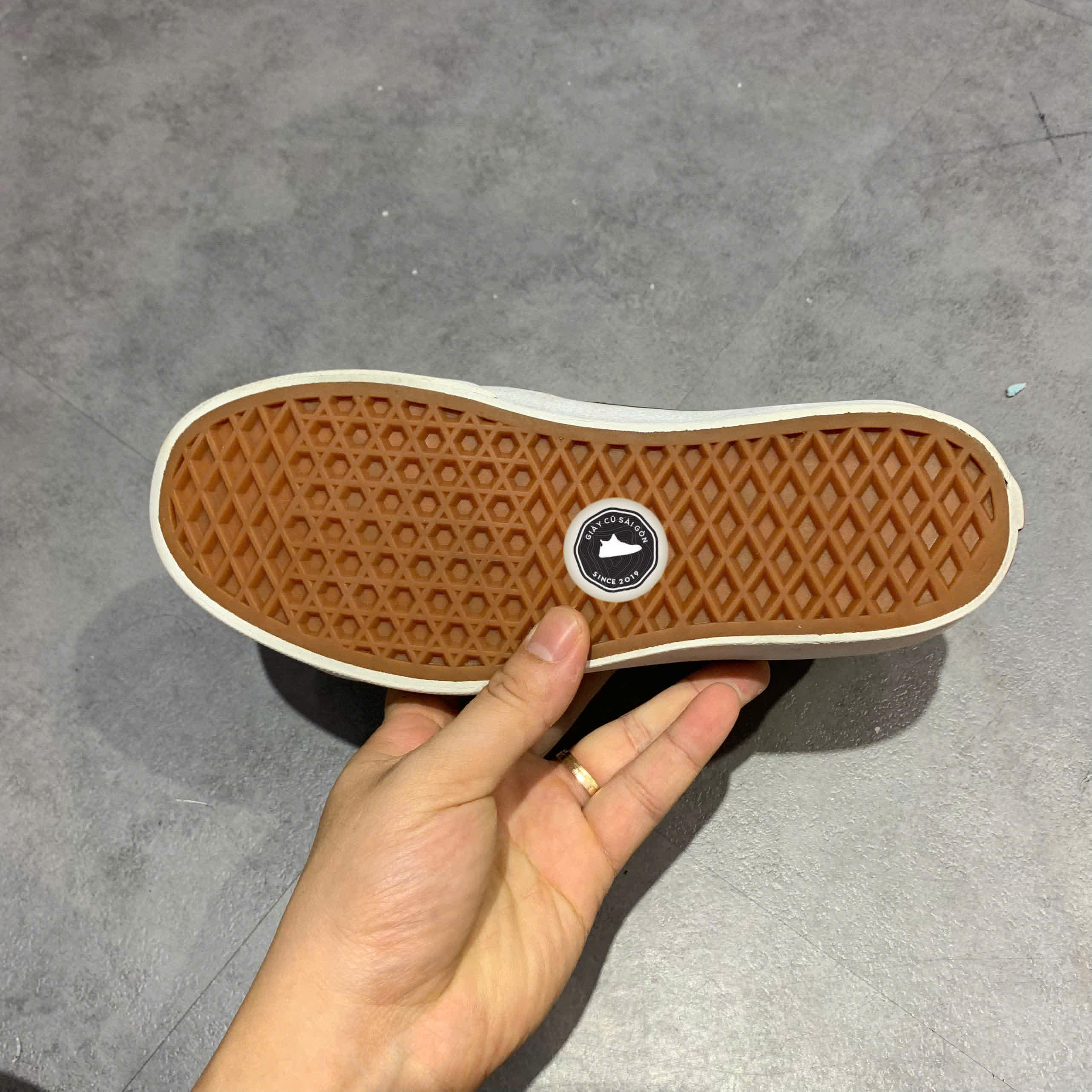 VANS SK8-HI PLATFORM 2.0 CHECKERBOARD SIZE 37 - GIÀY 2HAND CHÍNH HÃNG