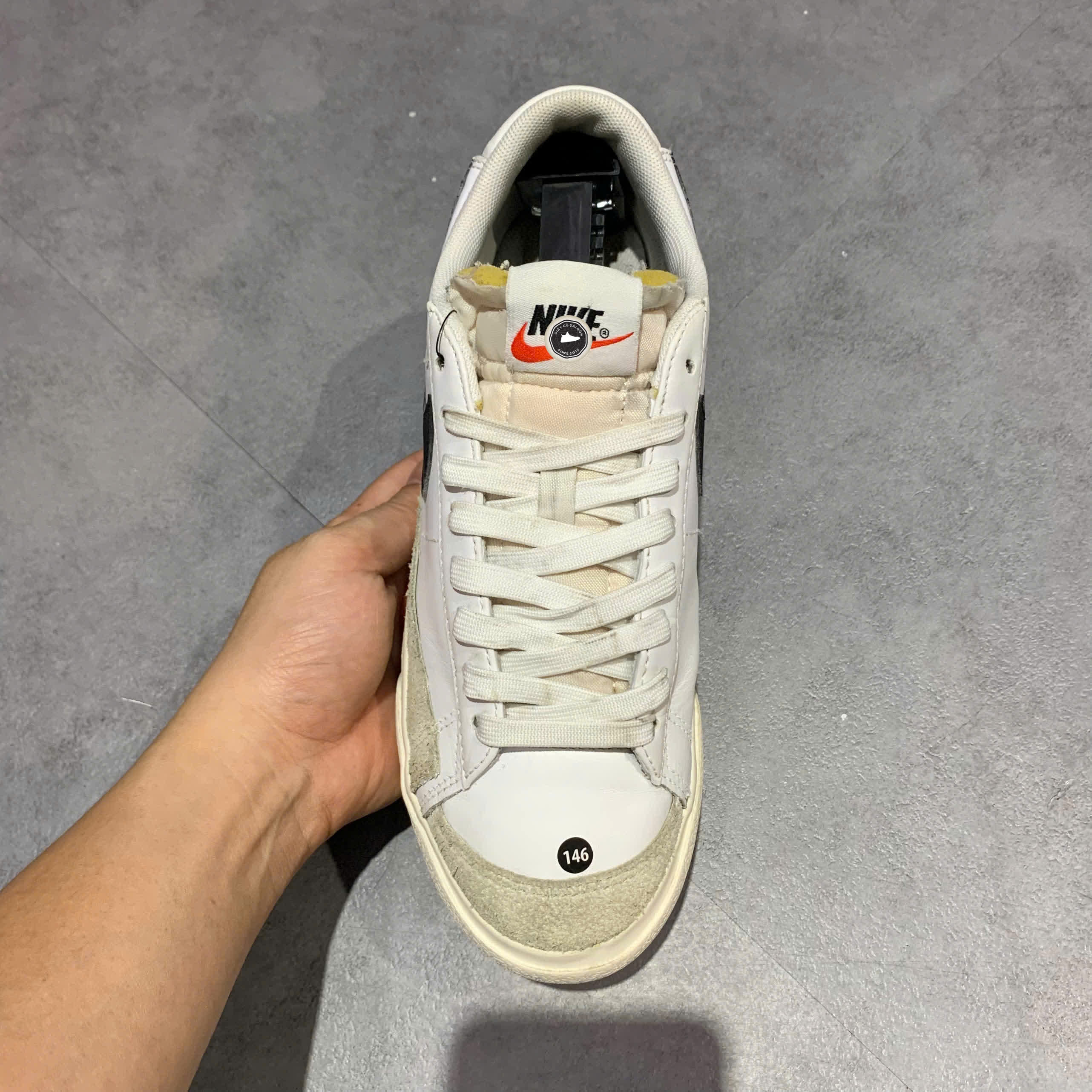 GIÀY NIKE BLAZER LOW PLATFORM DJ0292-101 SIZE 38 - GIÀY 2HAND CHÍNH HÃNG