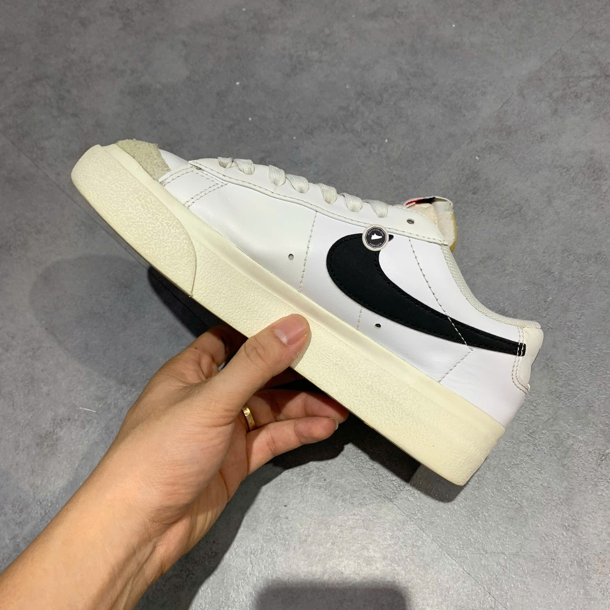 GIÀY NIKE BLAZER LOW PLATFORM DJ0292-101 SIZE 38 - GIÀY 2HAND CHÍNH HÃNG