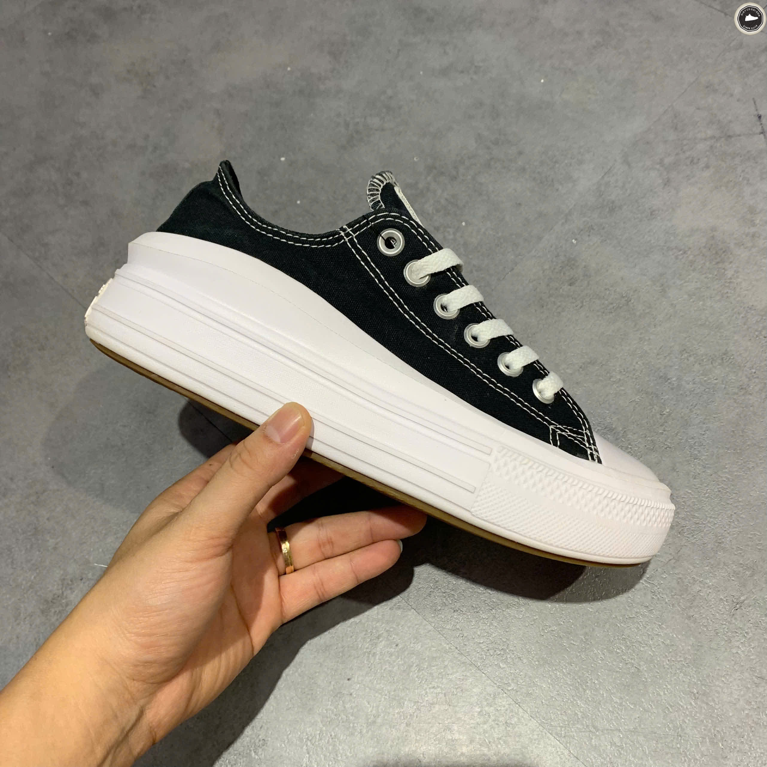 CONVERSE CHUCK TAYLOR ALL STAR MOVE 570256C - SIZE 38 - GIÀY 2HAND CHÍNH HÃNG PVN18212