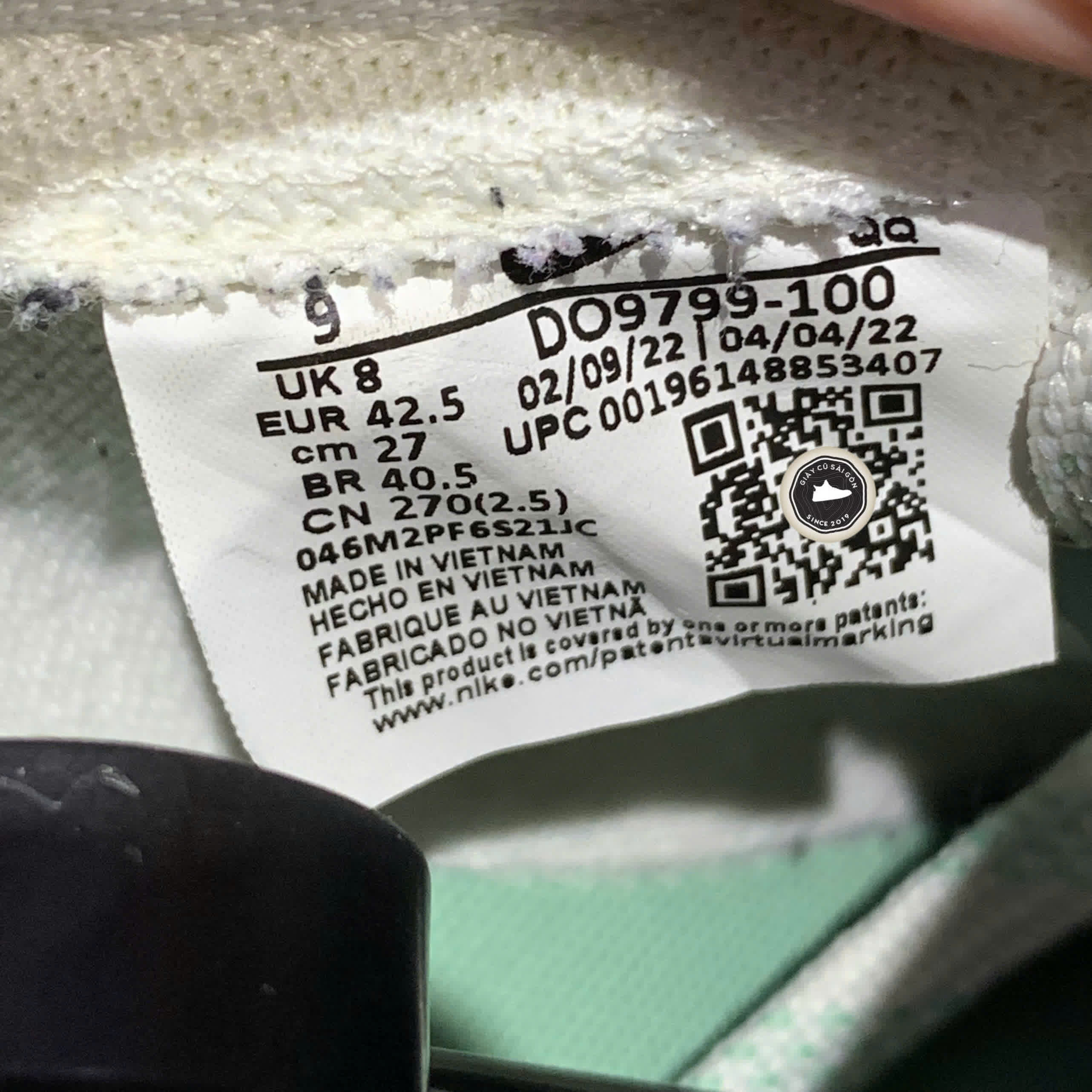 NIKE BLAZER LOW 77 PREMIUM DO9799 100 SIZE 42.5 – GIÀY 2HAND CHÍNH HÃNG