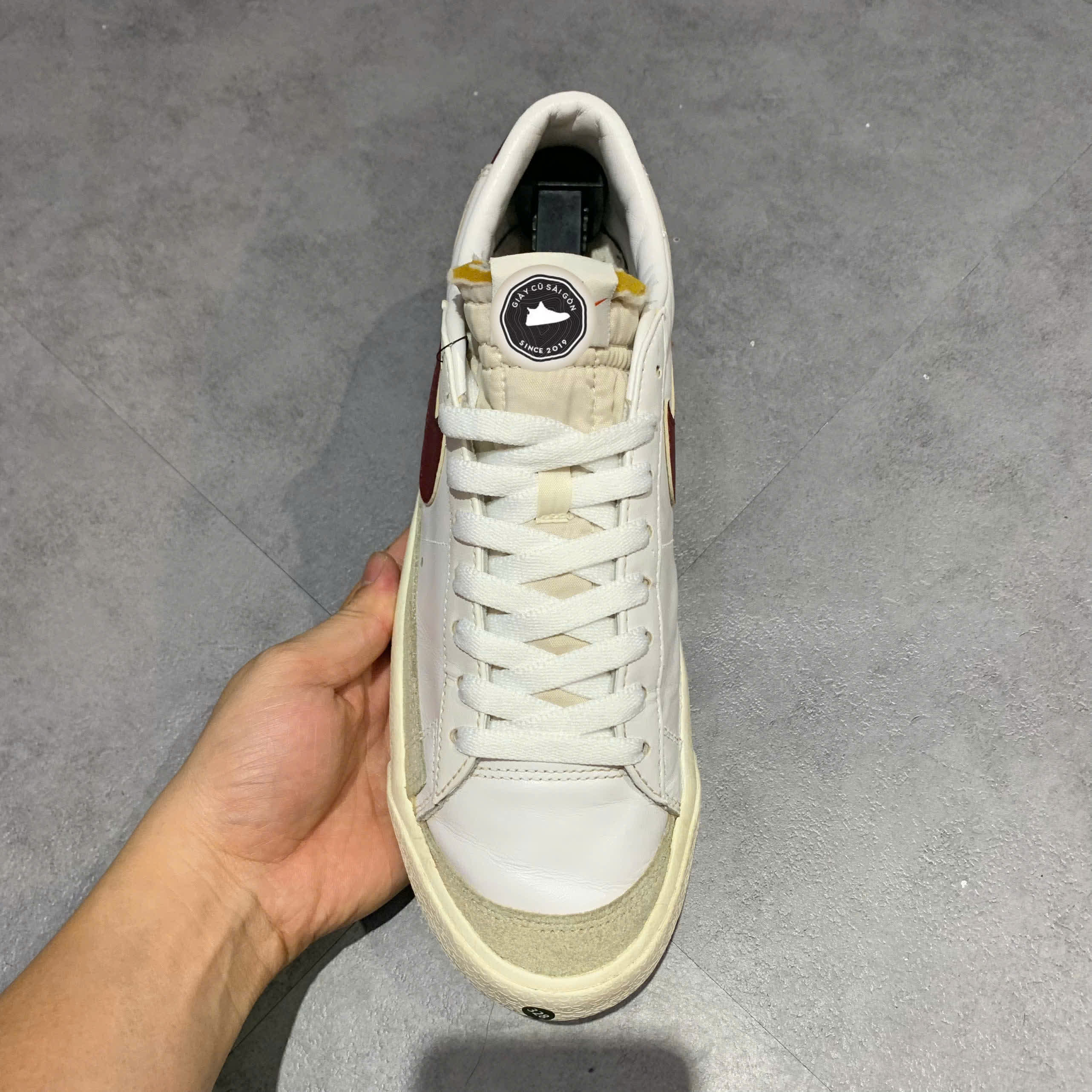 NIKE BLAZER LOW VINTAGE TEAM RED DA6364 102 SIZE 42.5 – GIÀY 2HAND CHÍNH HÃNG